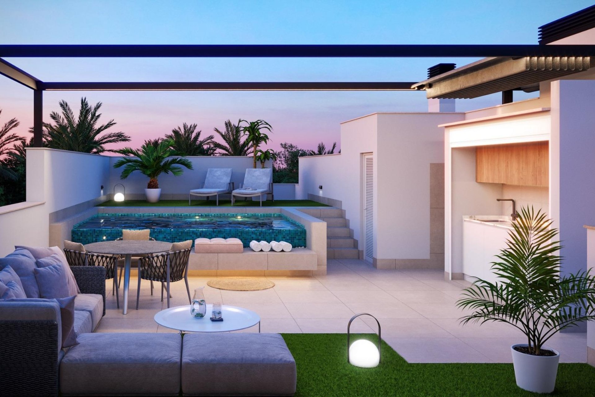 New Build - Bungalow - Pilar de la Horadada - parques de Andromeda