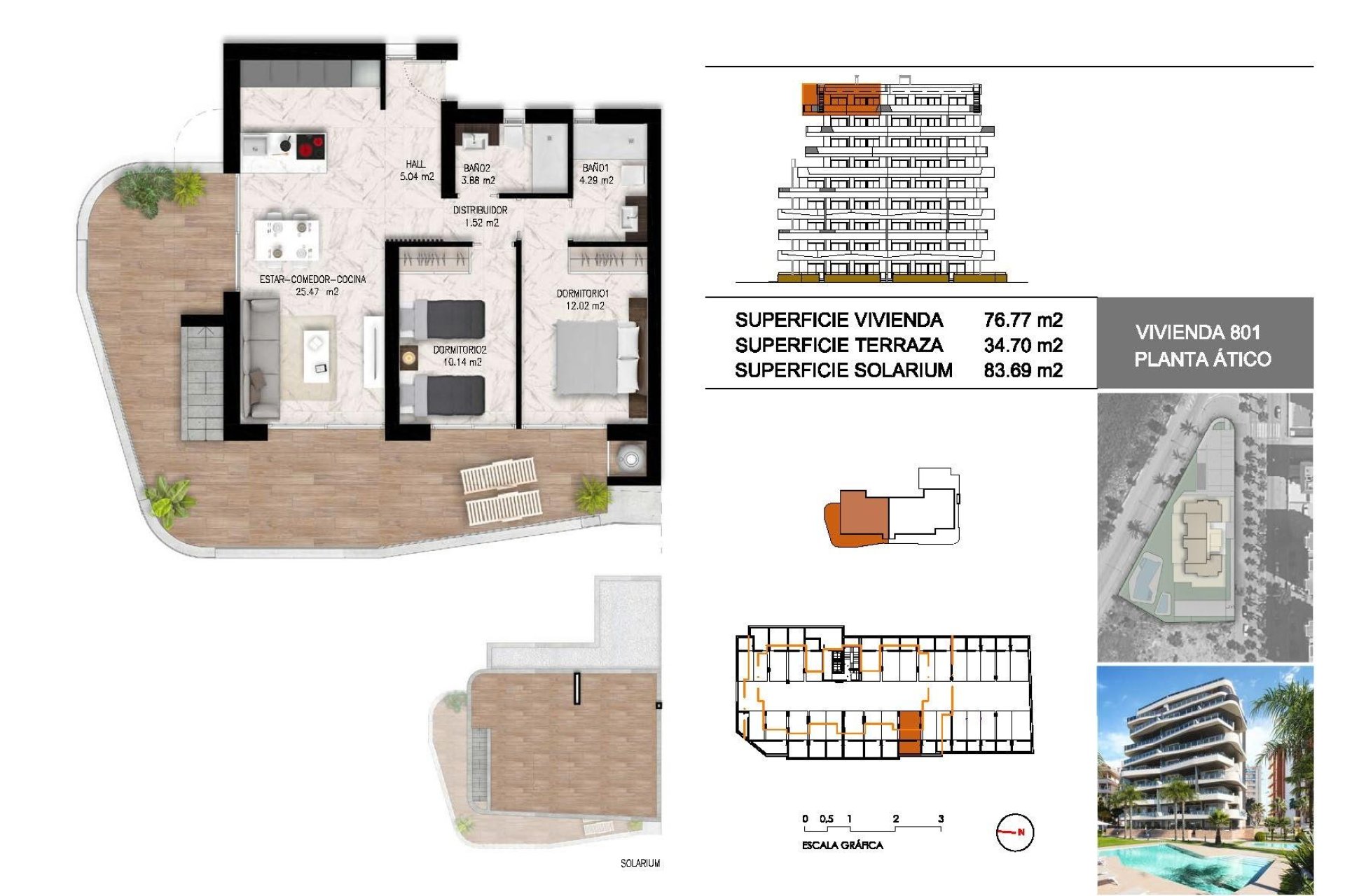 New Build - Penthouse - Guardamar del Segura - Puerto