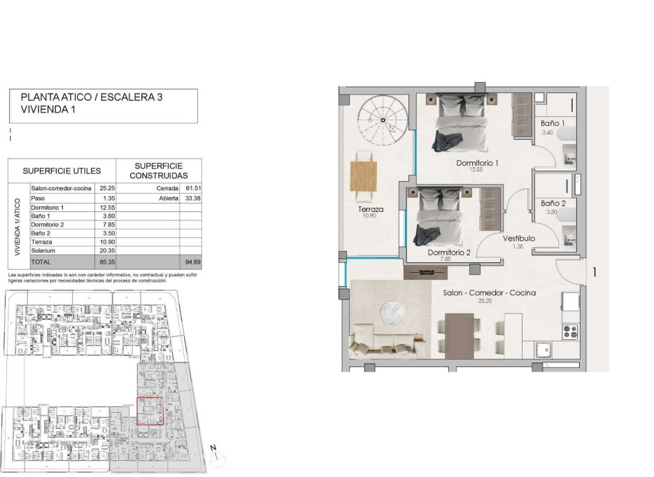 New Build - Penthouse - Santa Pola - Estacion de autobuses