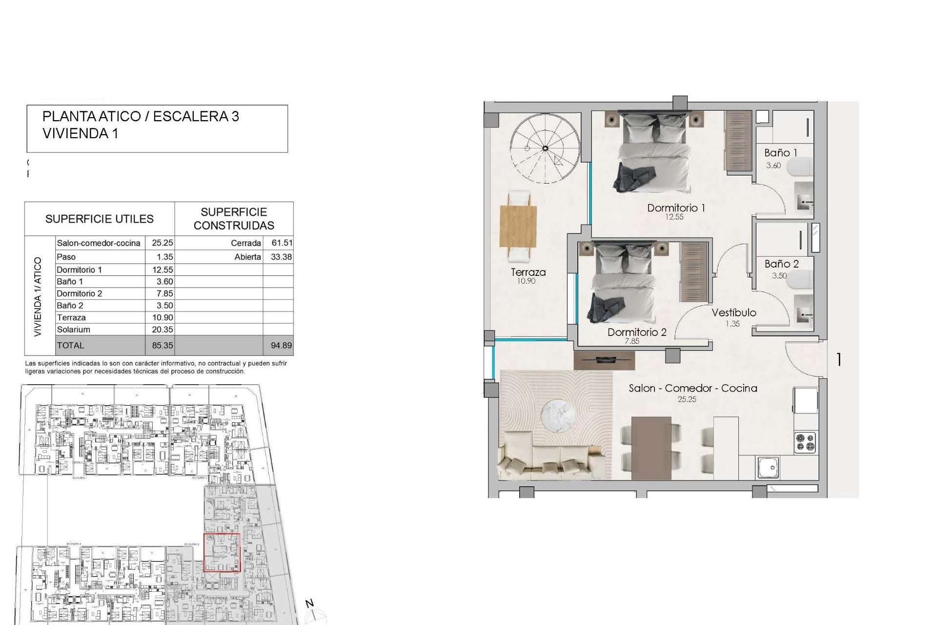 New Build - Penthouse - Santa Pola - Estacion de autobuses