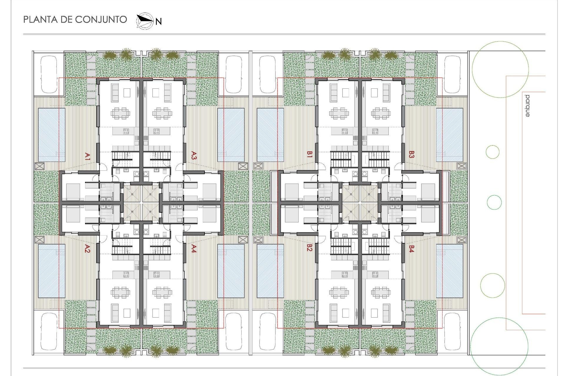 New Build - Quad House - Bigastro - Loma Alta