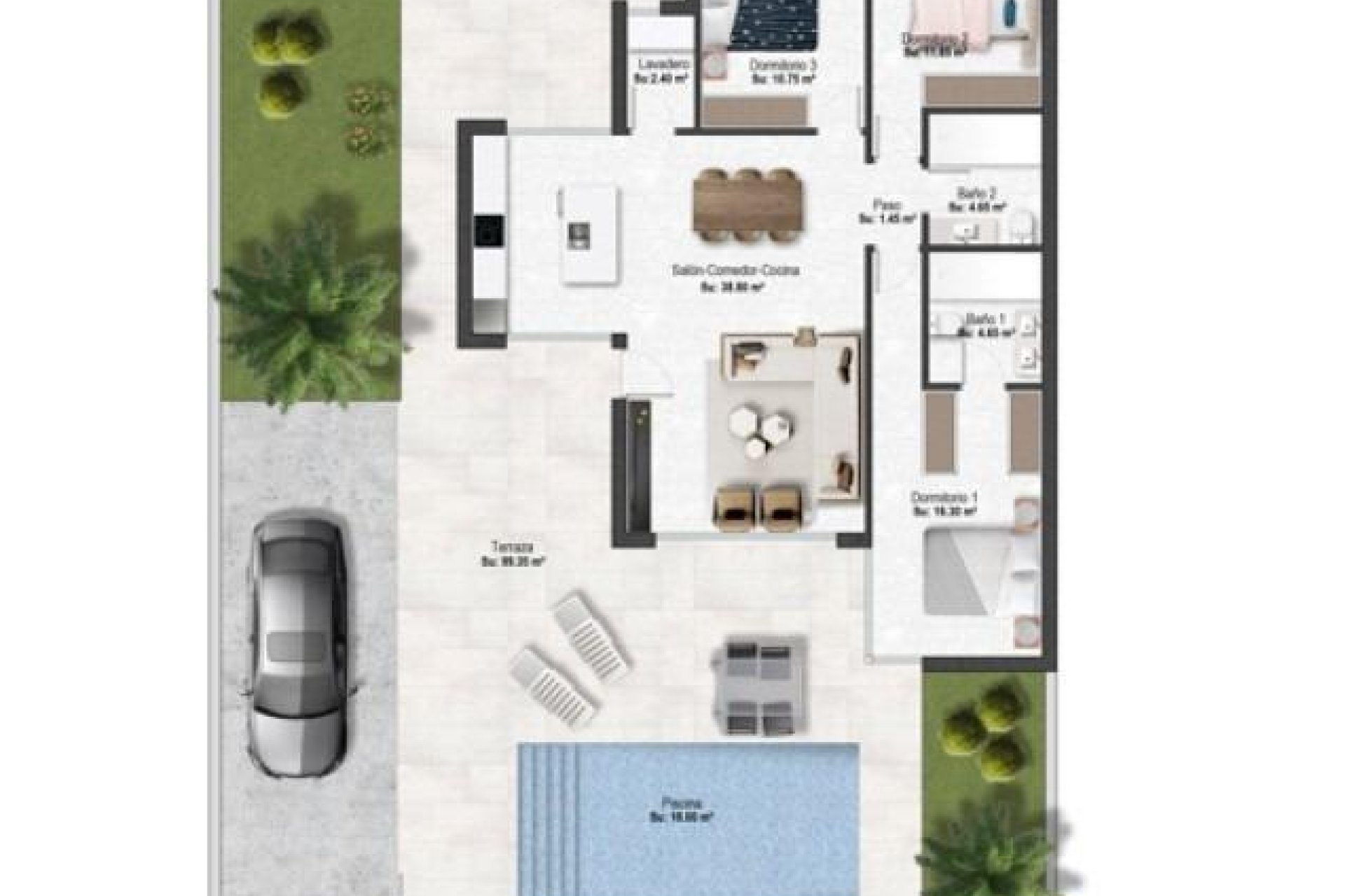 New Build - Villa - Banos y Mendigo - Altaona Golf