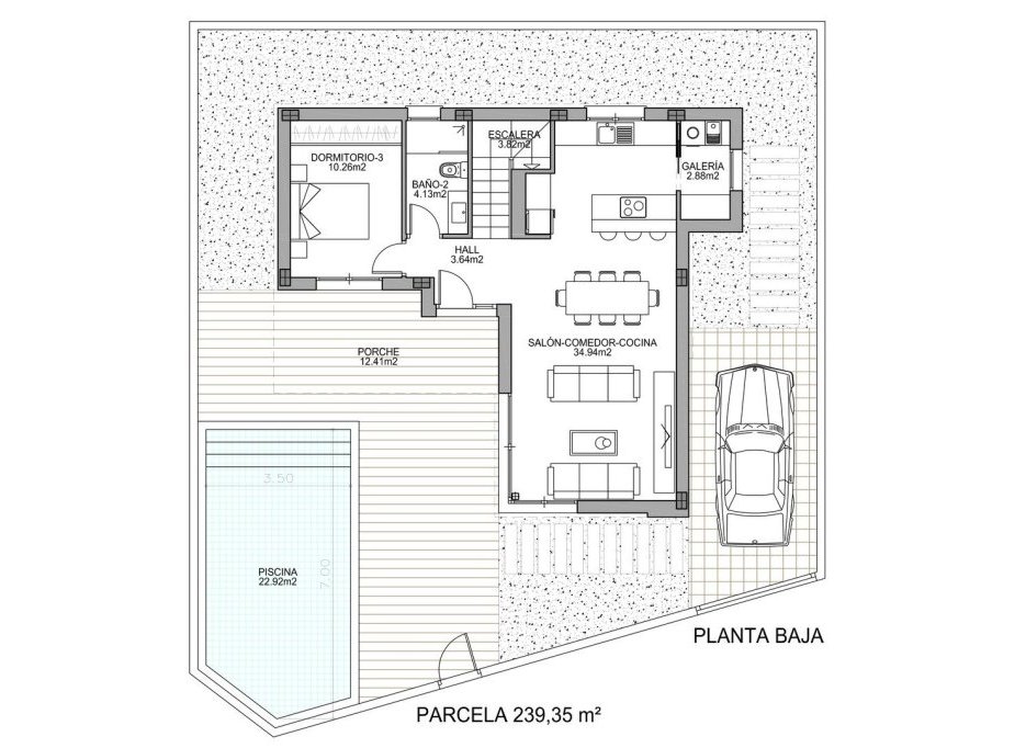 New Build - Villa - Benijofar - Polideportivo