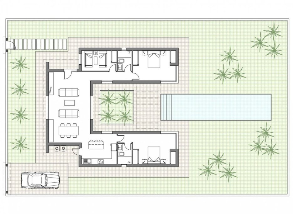 New Build - Villa - Benijofar - Polideportivo