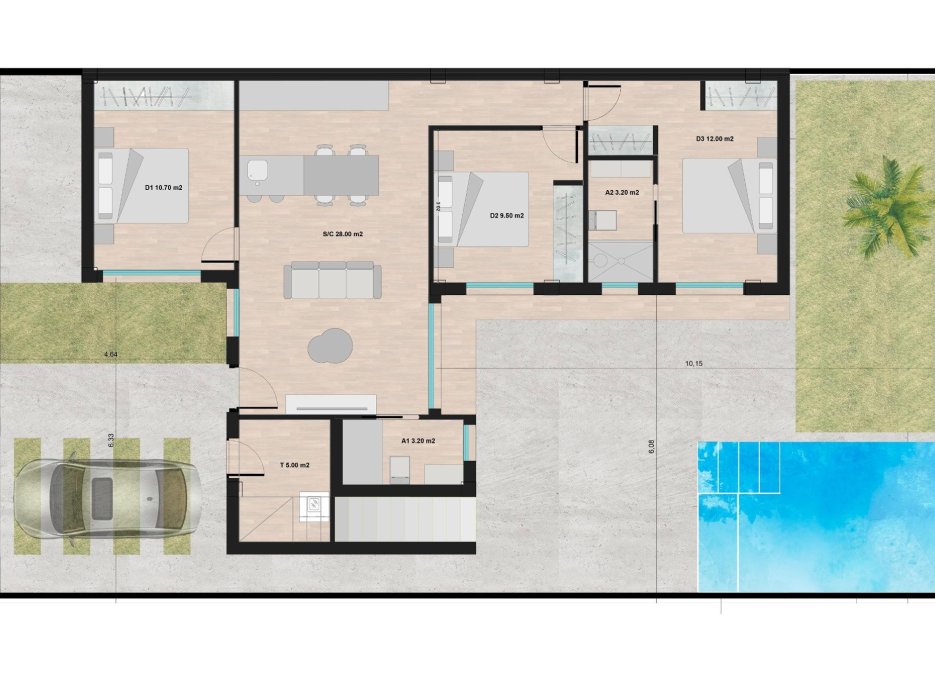 New Build - Villa - Torre Pacheco - Roldán