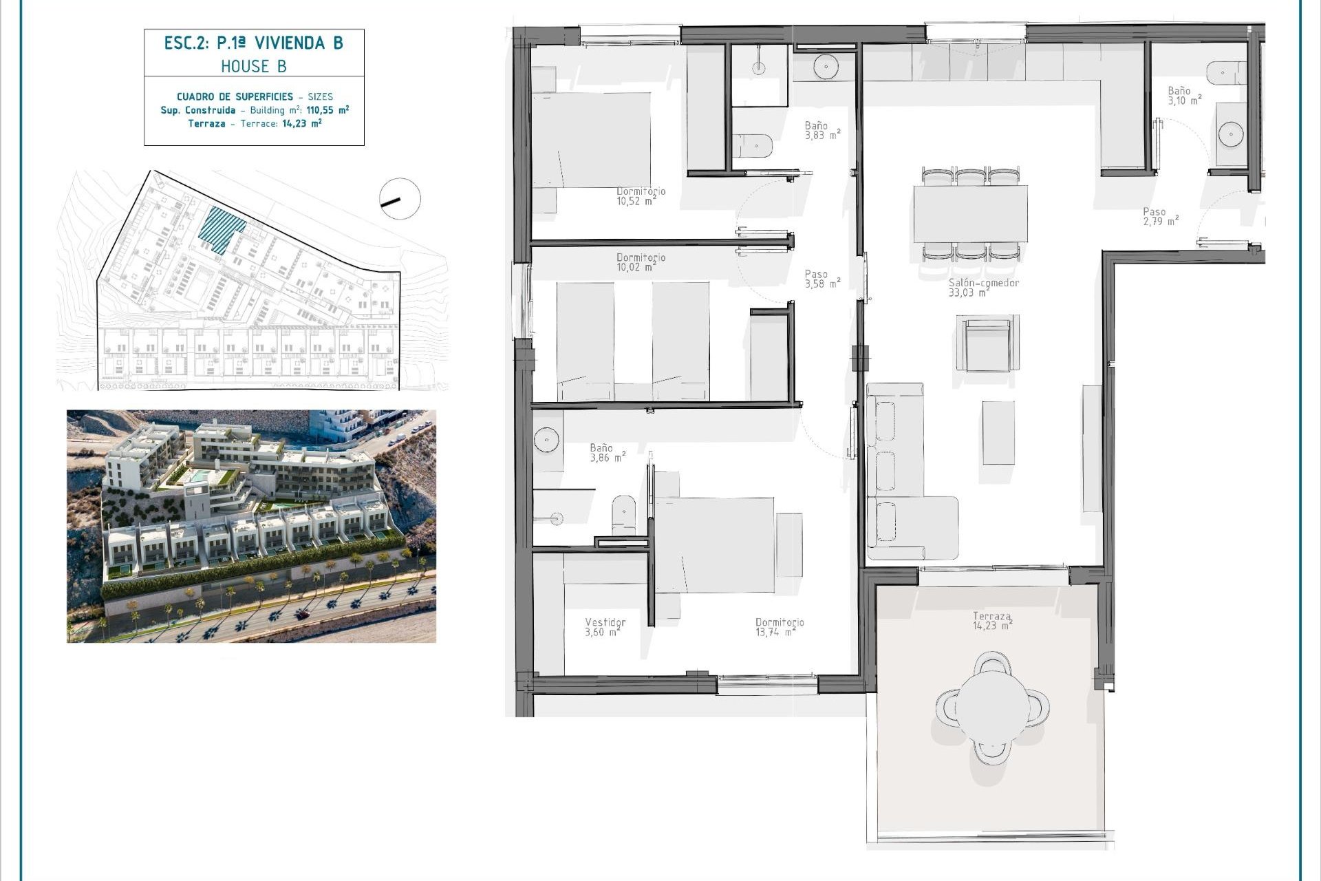 Nieuwbouw  - Apartment - Aguilas - El Hornillo