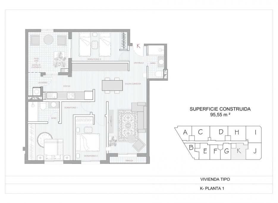 Nieuwbouw  - Apartment - Alcantarilla - pueblo