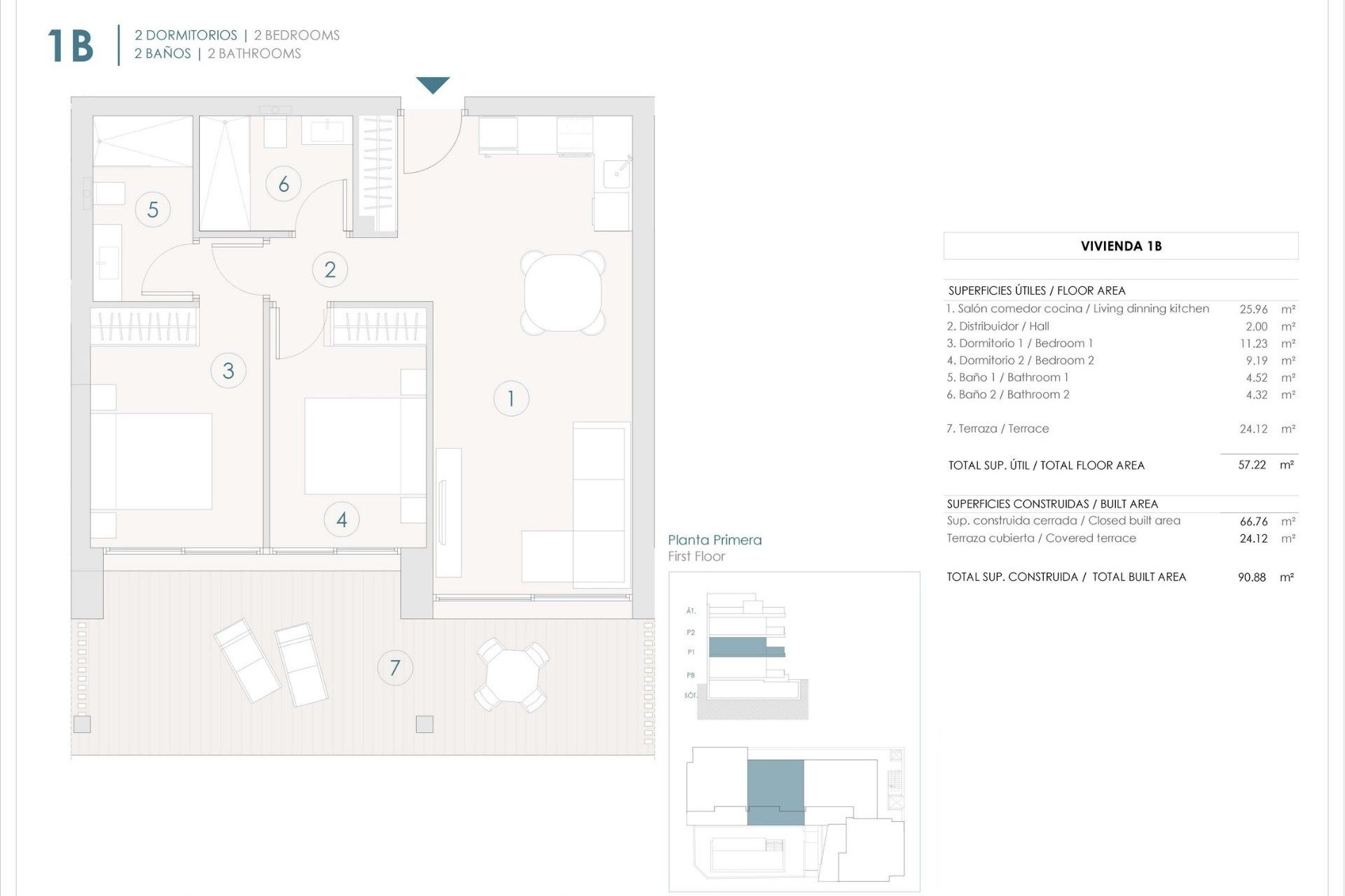 Nieuwbouw  - Apartment - Benijofar - Pueblo