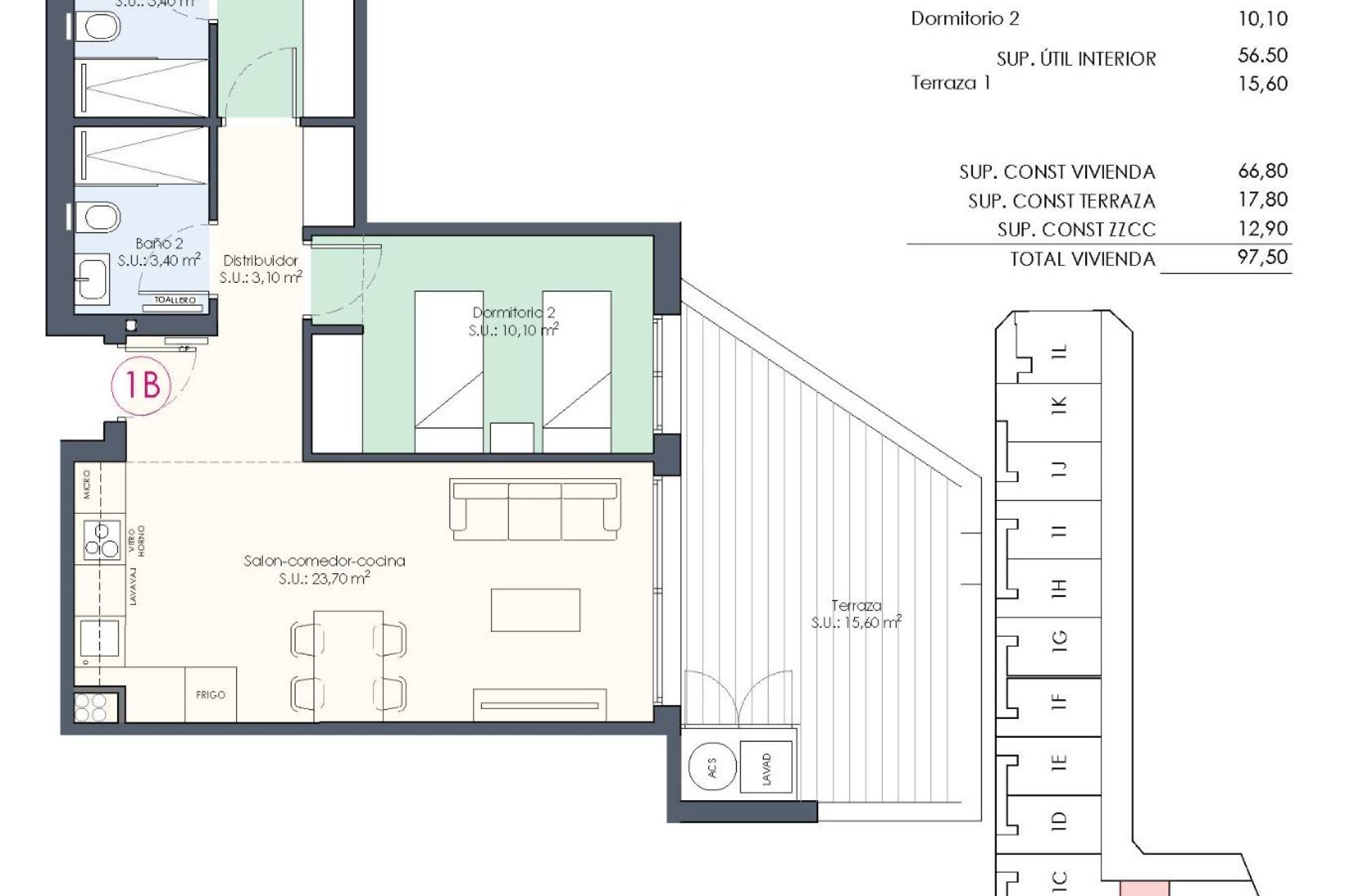 Nieuwbouw  - Apartment - Benijofar - Pueblo