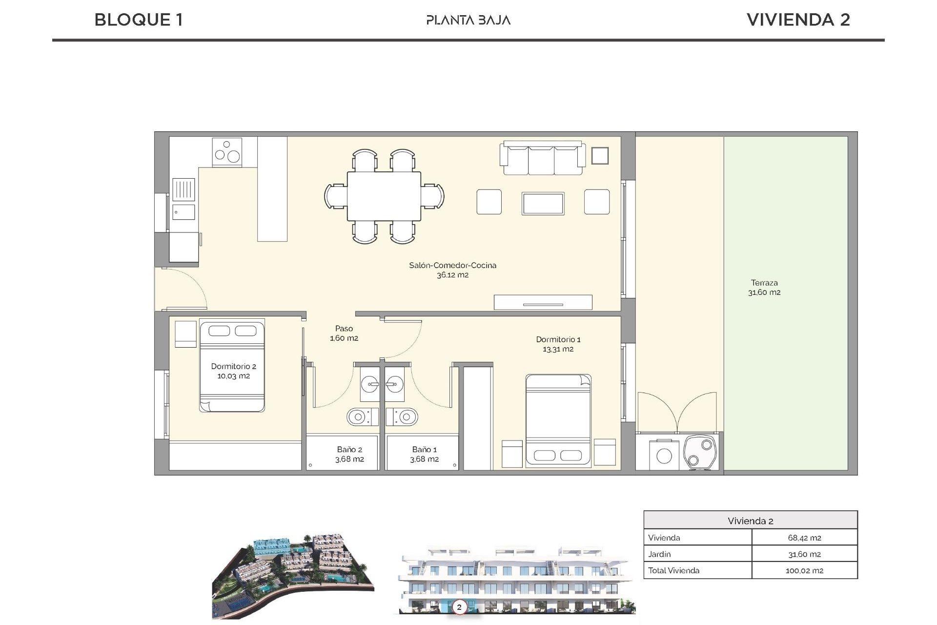 Nieuwbouw  - Apartment - Finestrat - Golf Piug Campana