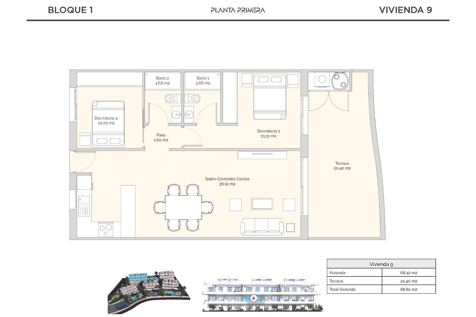 Nieuwbouw  - Apartment - Finestrat - Golf Piug Campana