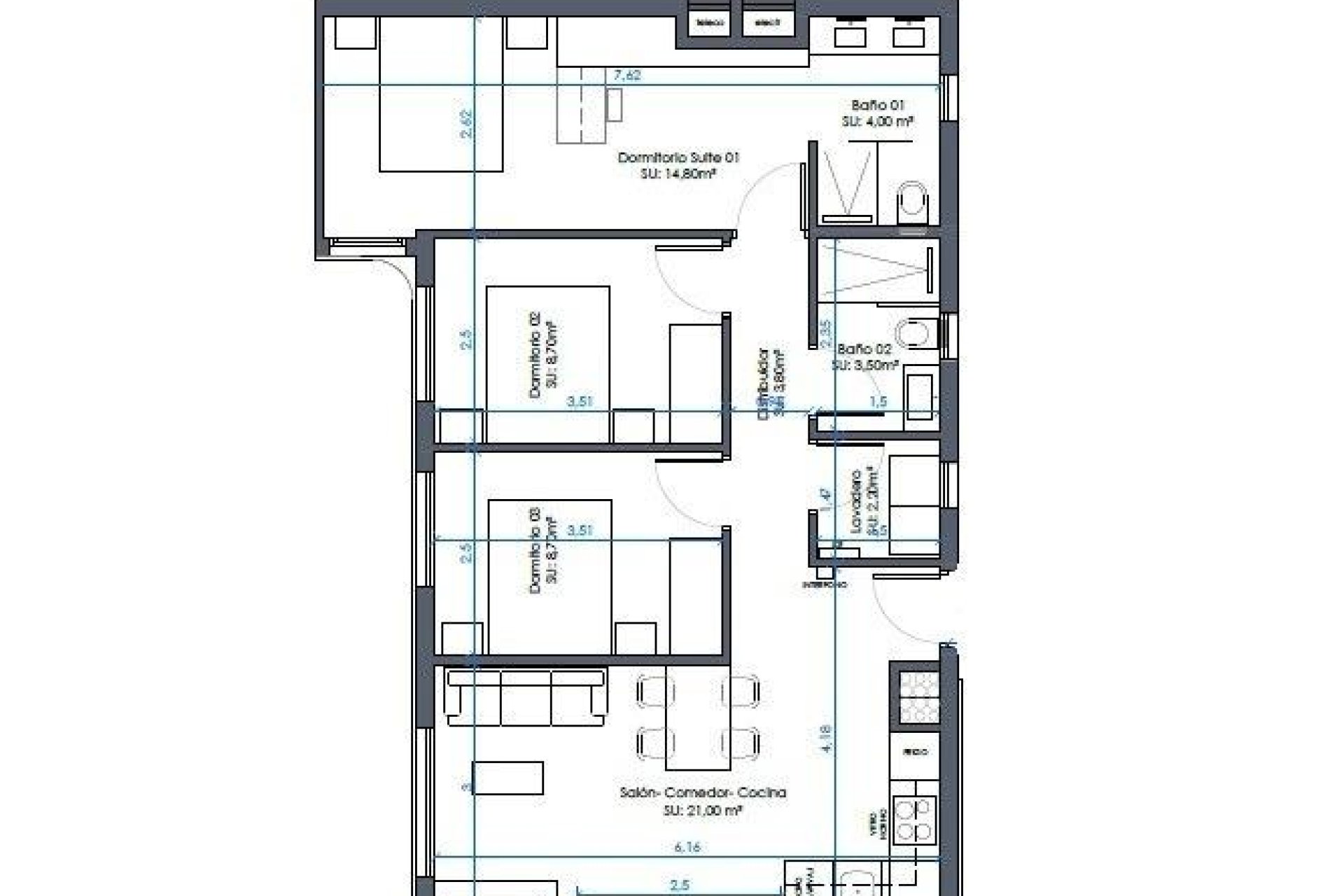 Nieuwbouw  - Apartment - Guardamar del Segura - Camino del Puerto