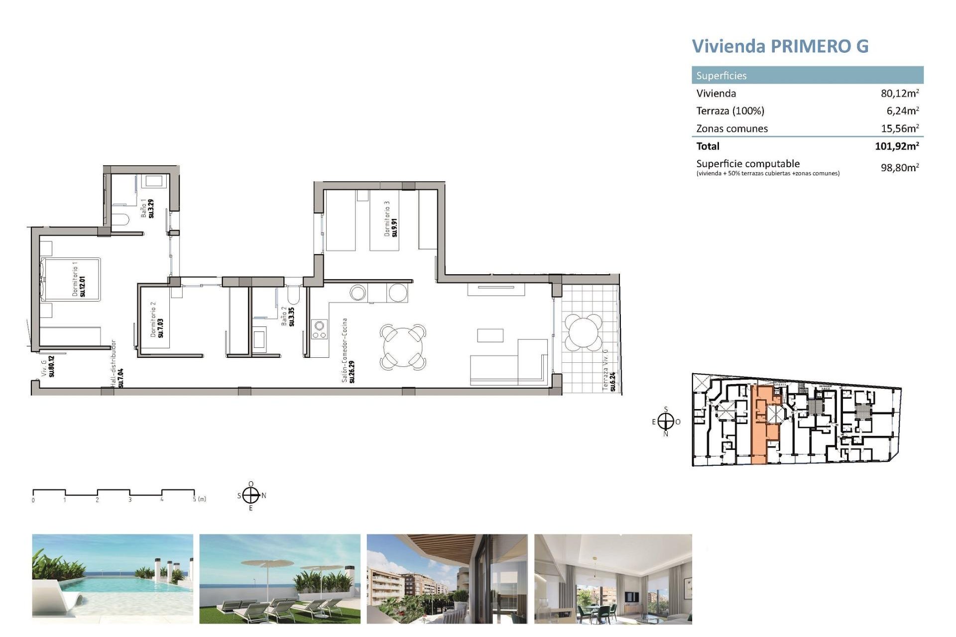 Nieuwbouw  - Apartment - Guardamar del Segura - Pueblo