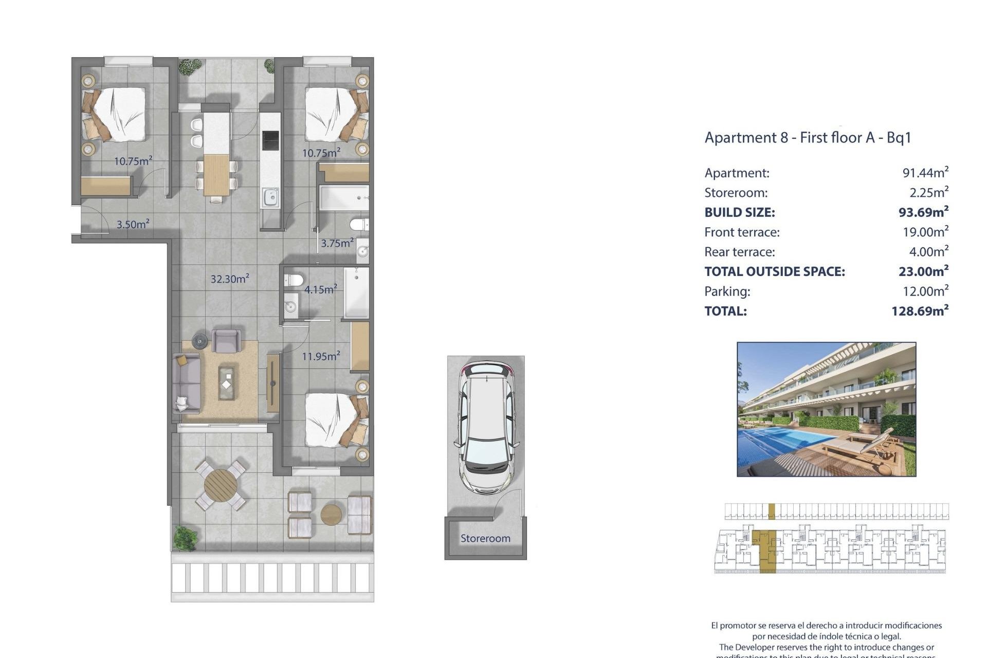 Nieuwbouw  - Apartment - Los Alcazares - Los Narejos