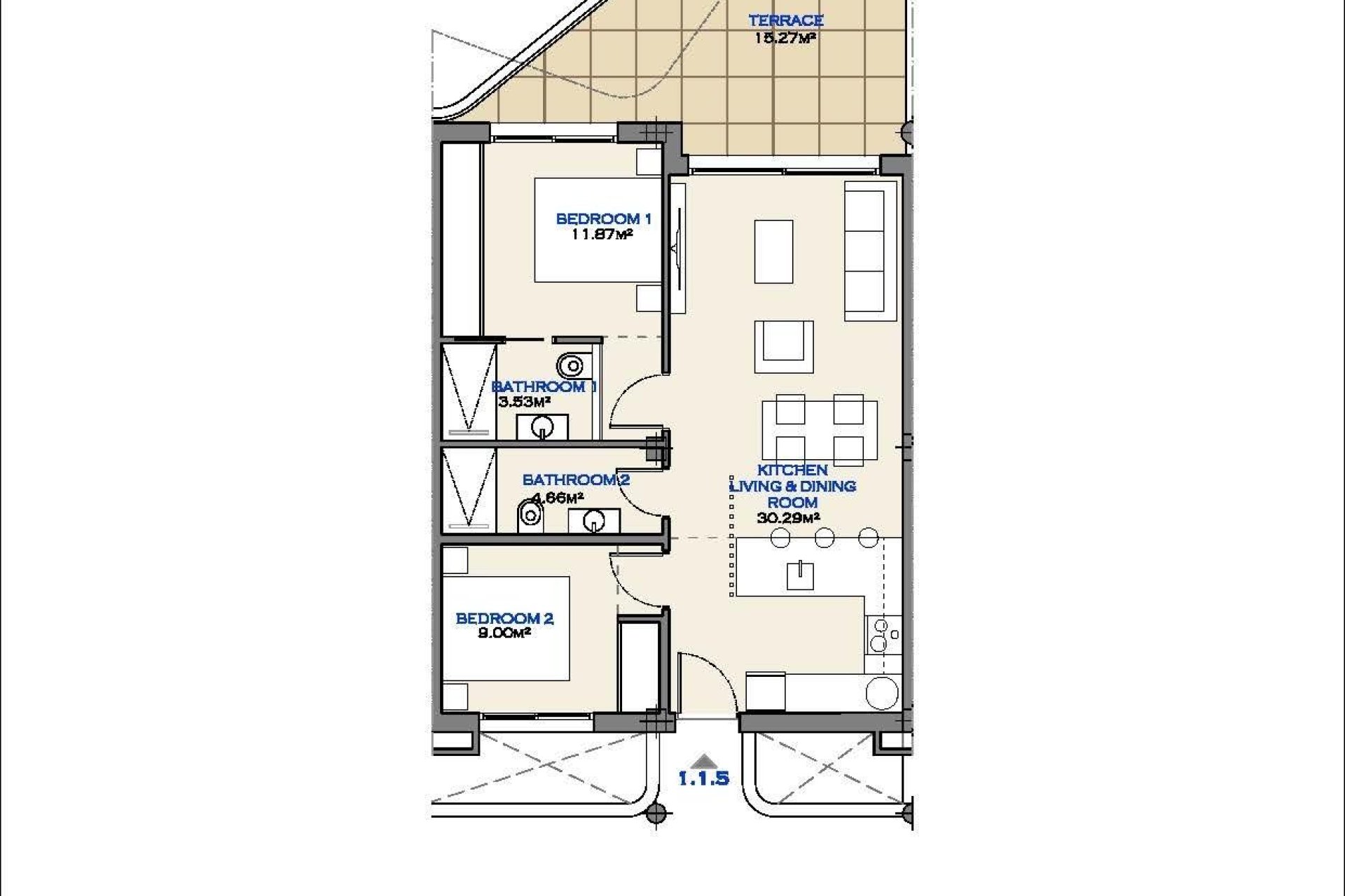 Nieuwbouw  - Apartment - Los Alcazares - Serena Golf