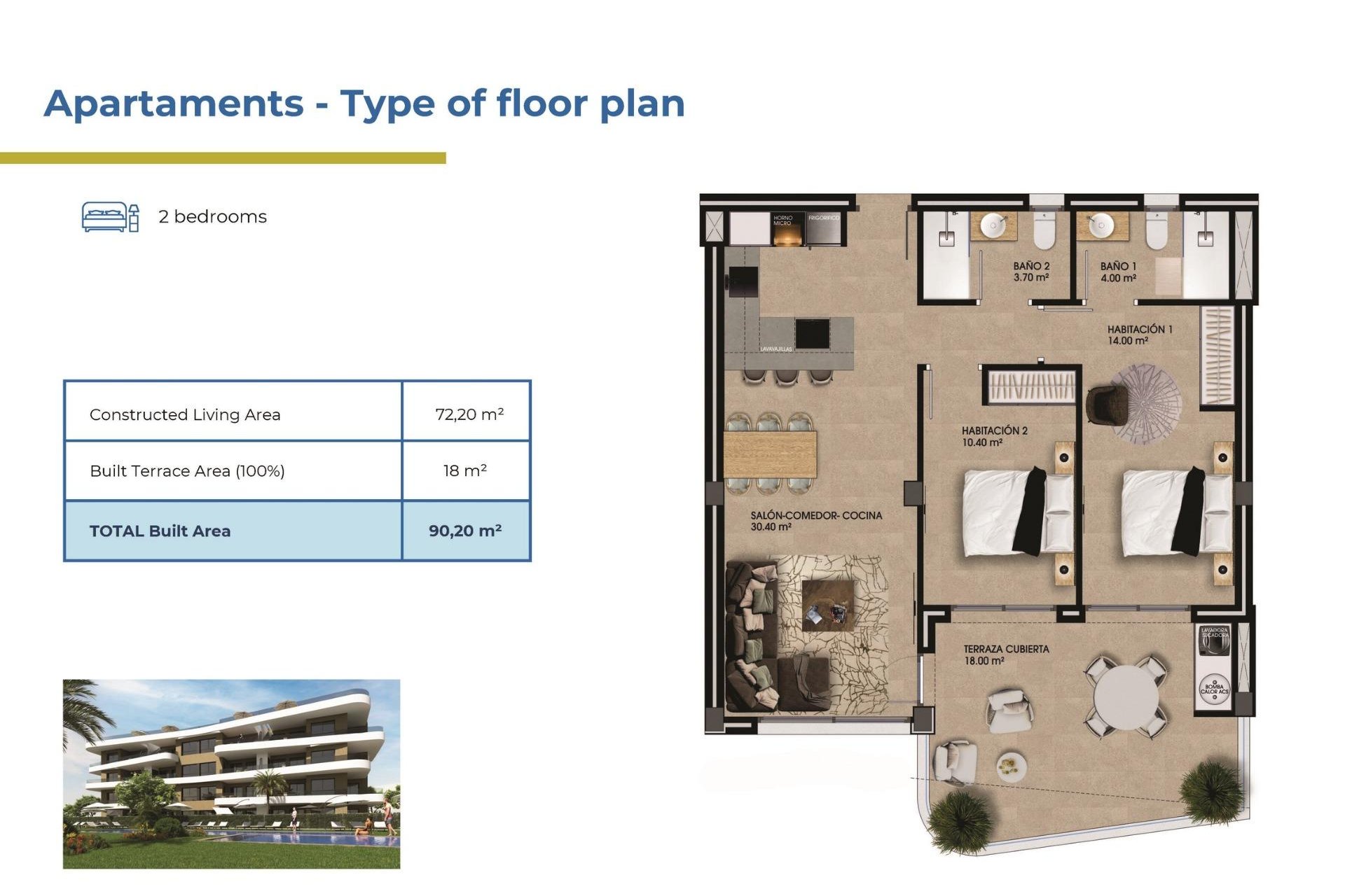 Nieuwbouw  - Apartment - Orihuela Costa - La Ciñuelica