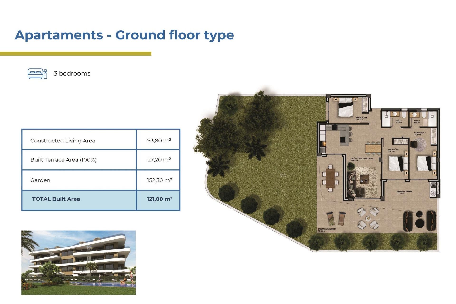 Nieuwbouw  - Apartment - Orihuela Costa - La Ciñuelica