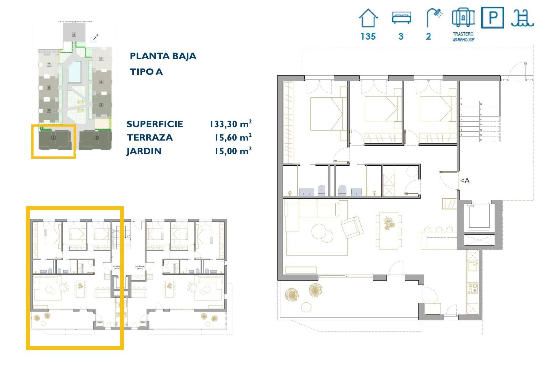 Nieuwbouw  - Apartment - San Pedro del Pinatar - Pueblo