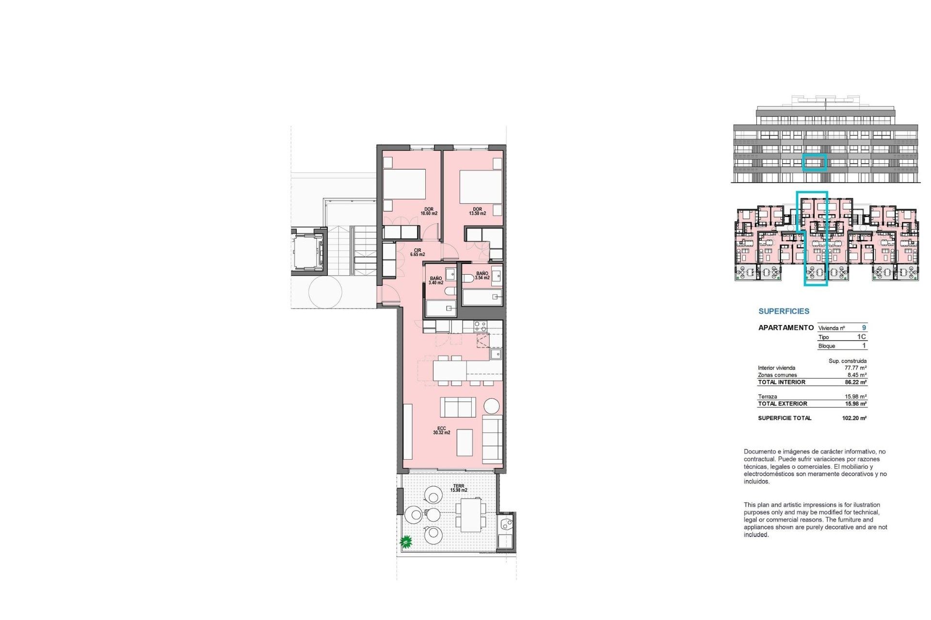 Nieuwbouw  - Apartment - Torre Pacheco - Santa Rosalia Lake And Life Resort