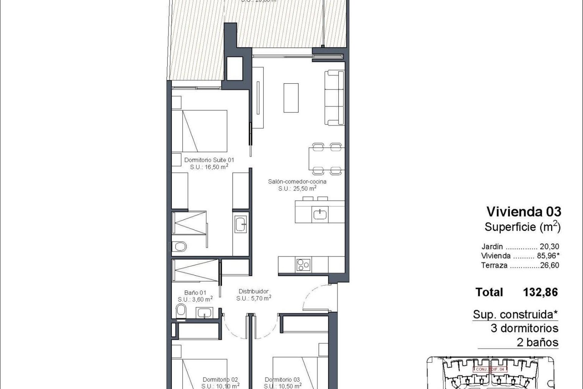 Nieuwbouw  - Bungalow - Ciudad Quesada - Lo Marabú