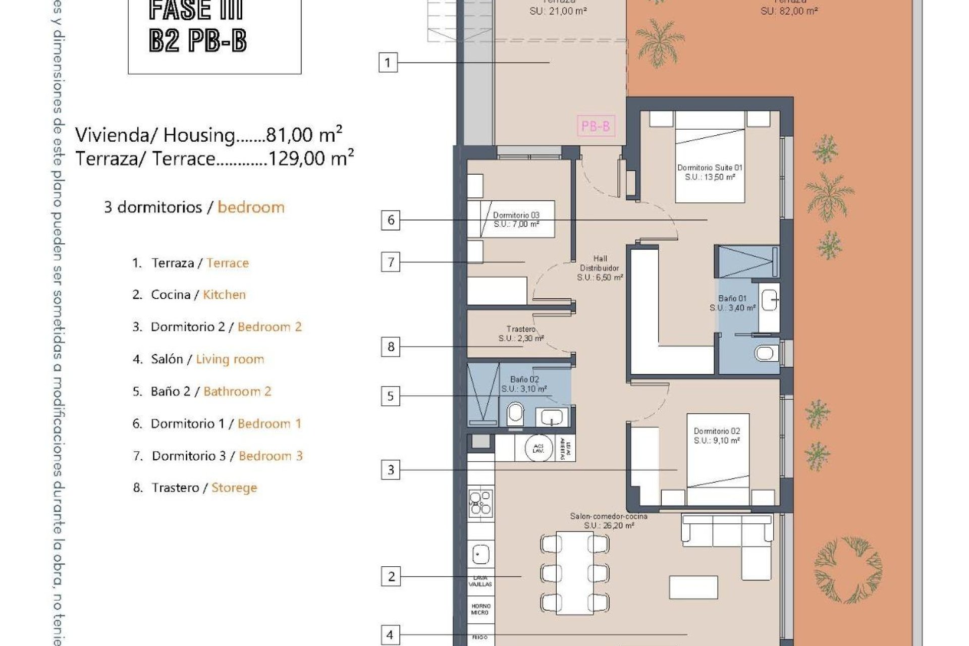 Nieuwbouw  - Bungalow - Los Alcazares - La Serena Golf