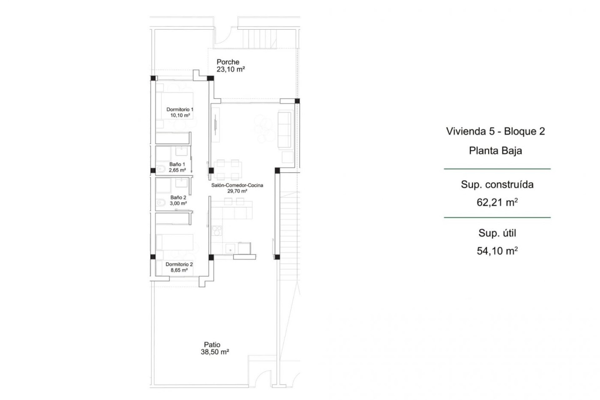 Nieuwbouw  - Bungalow - Orihuela Costa - PAU 26