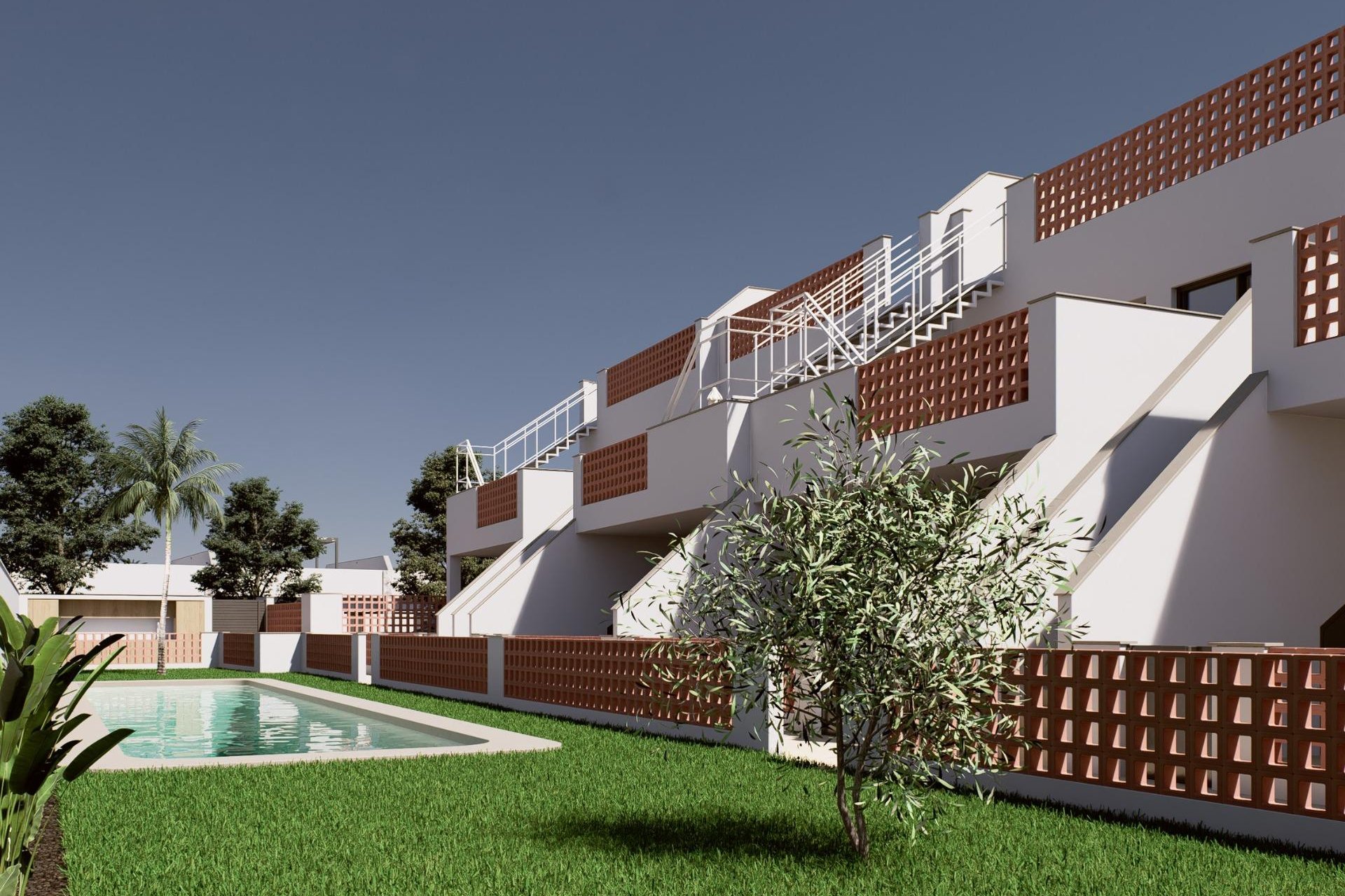 Nieuwbouw  - Bungalow - Pilar de la Horadada - Parque del Mediterraneo