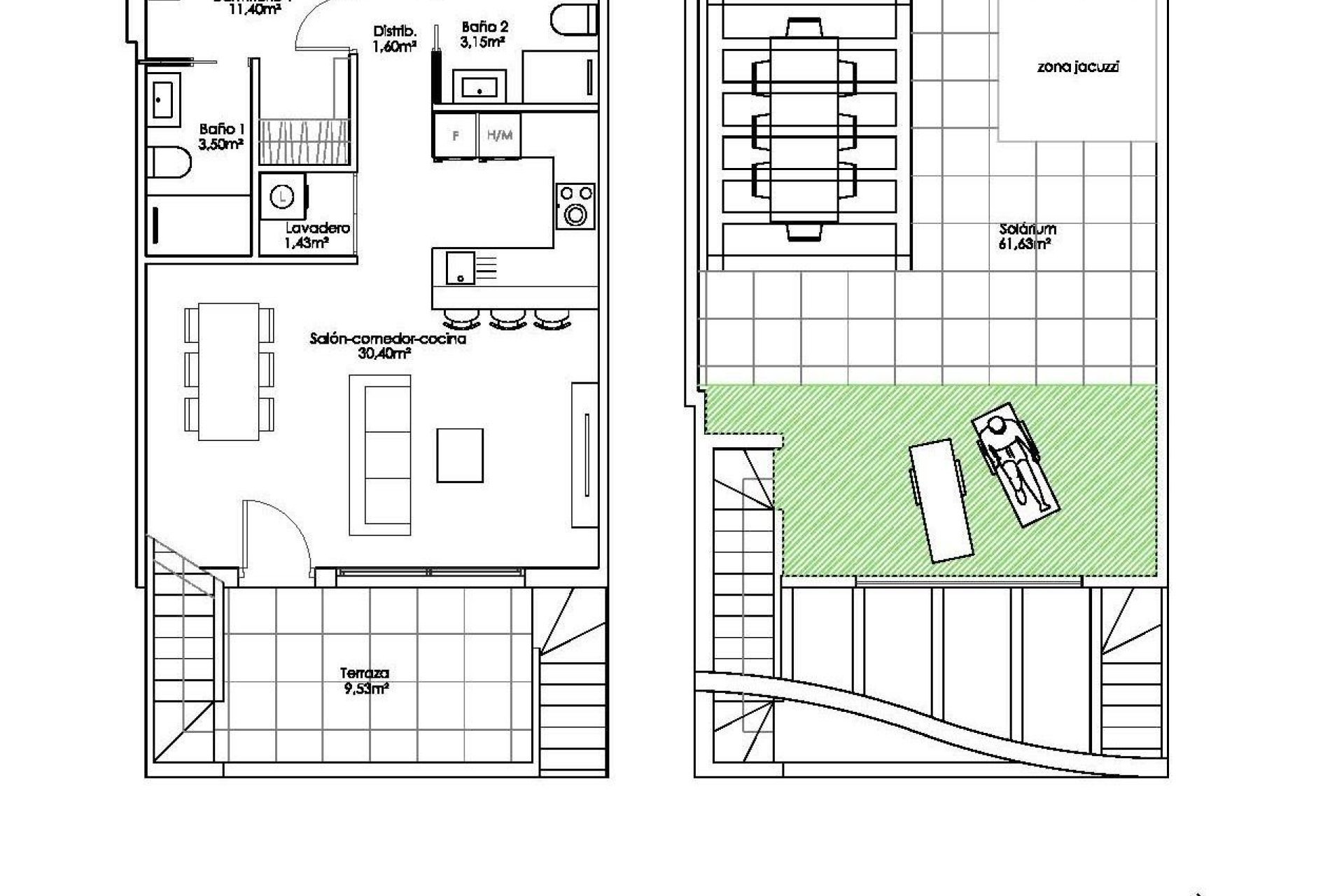 Nieuwbouw  - Bungalow - Pilar de la Horadada - Parque Ramon eugenio Escudero