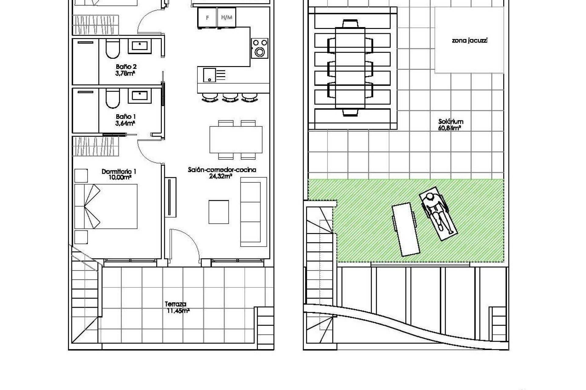 Nieuwbouw  - Bungalow - Pilar de la Horadada - Parque Ramon eugenio Escudero