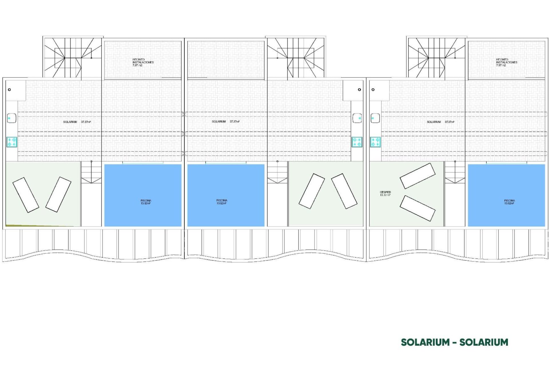 Nieuwbouw  - Bungalow - Pilar de la Horadada - parques de Andromeda