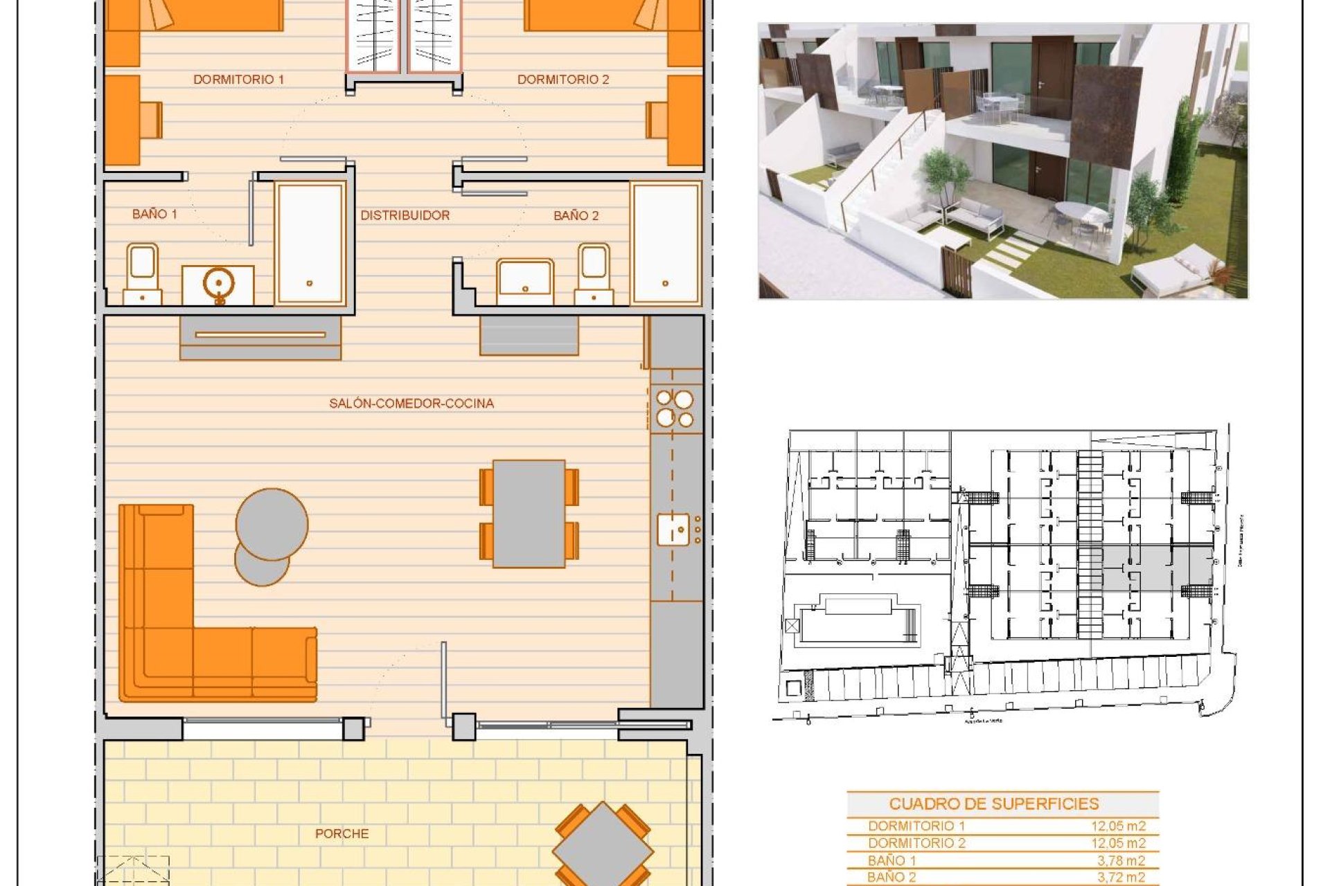 Nieuwbouw  - Bungalow - Pilar de la Horadada - pueblo