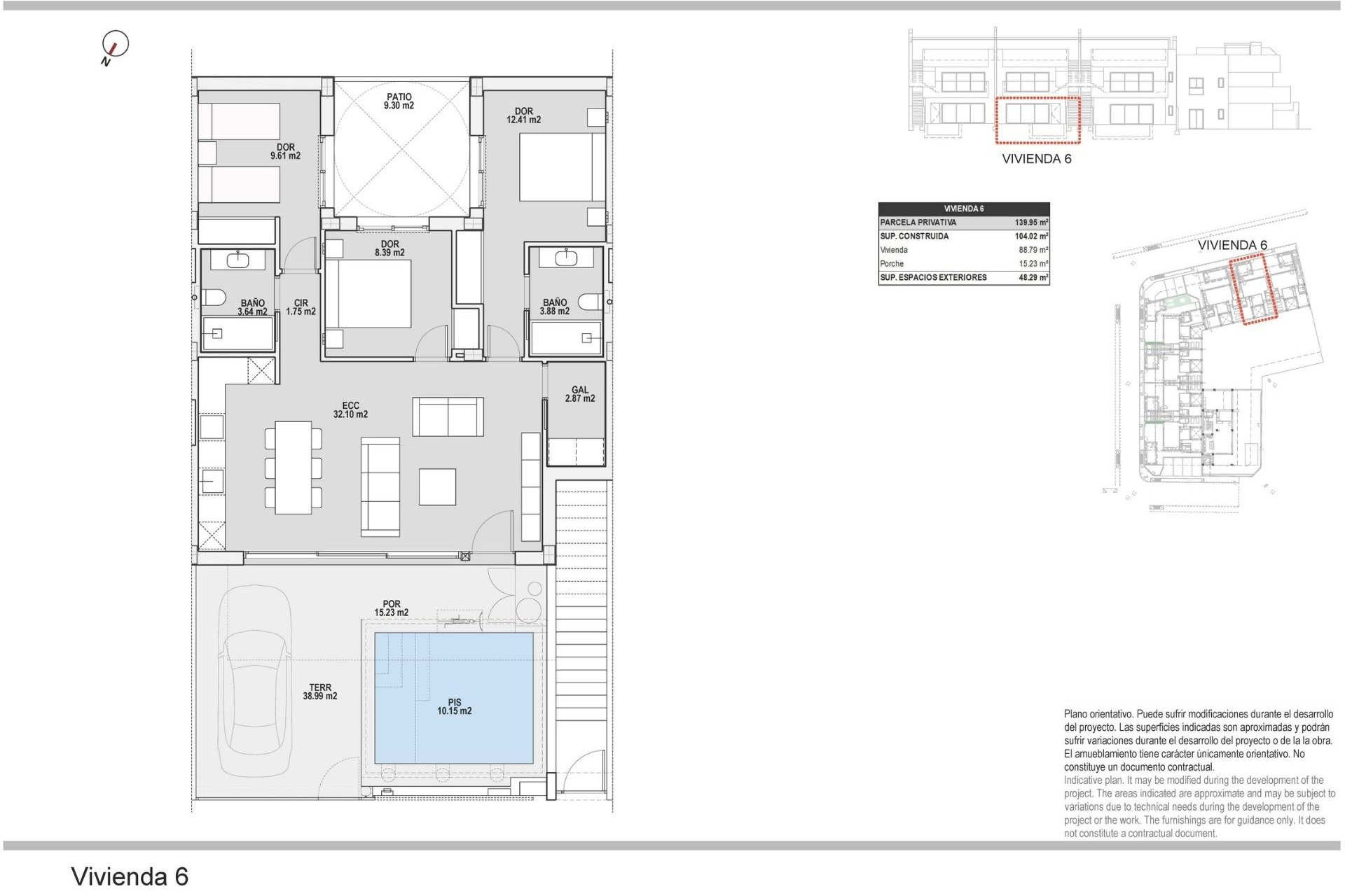 Nieuwbouw  - Bungalow - Pilar de la Horadada - pueblo