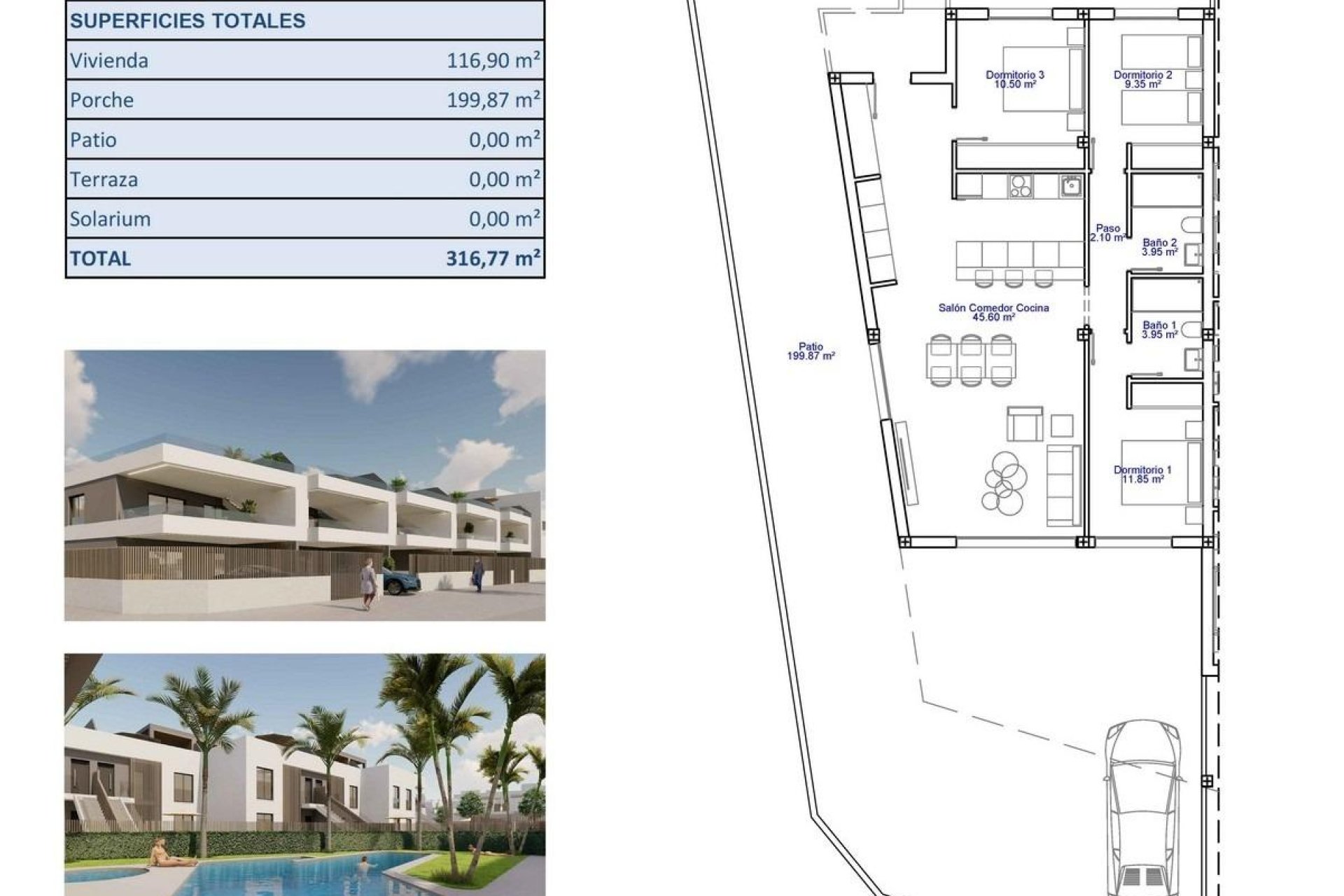 Nieuwbouw  - Bungalow - Pilar de la Horadada - pueblo
