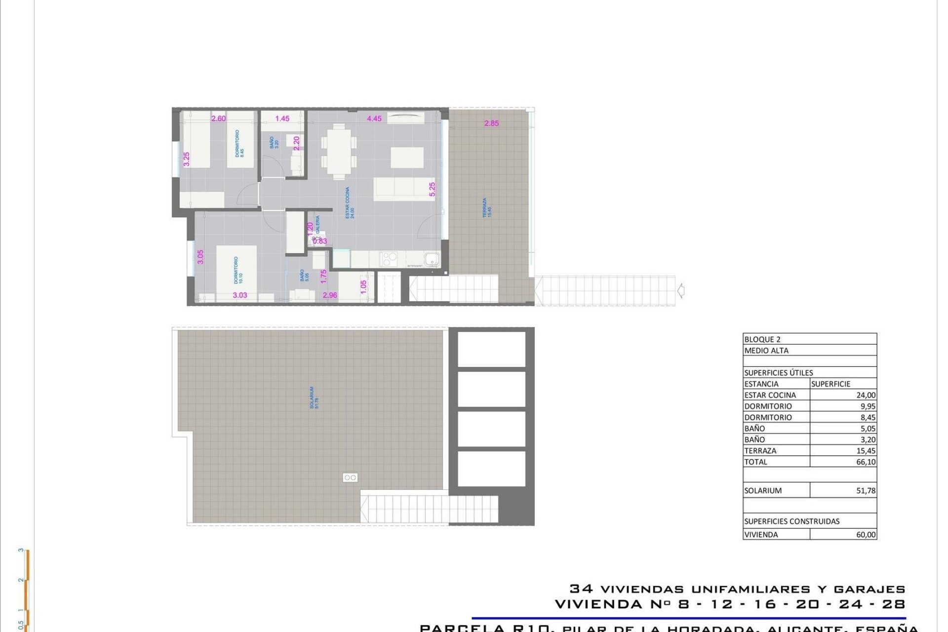 Nieuwbouw  - Bungalow - Pilar de la Horadada - pueblo