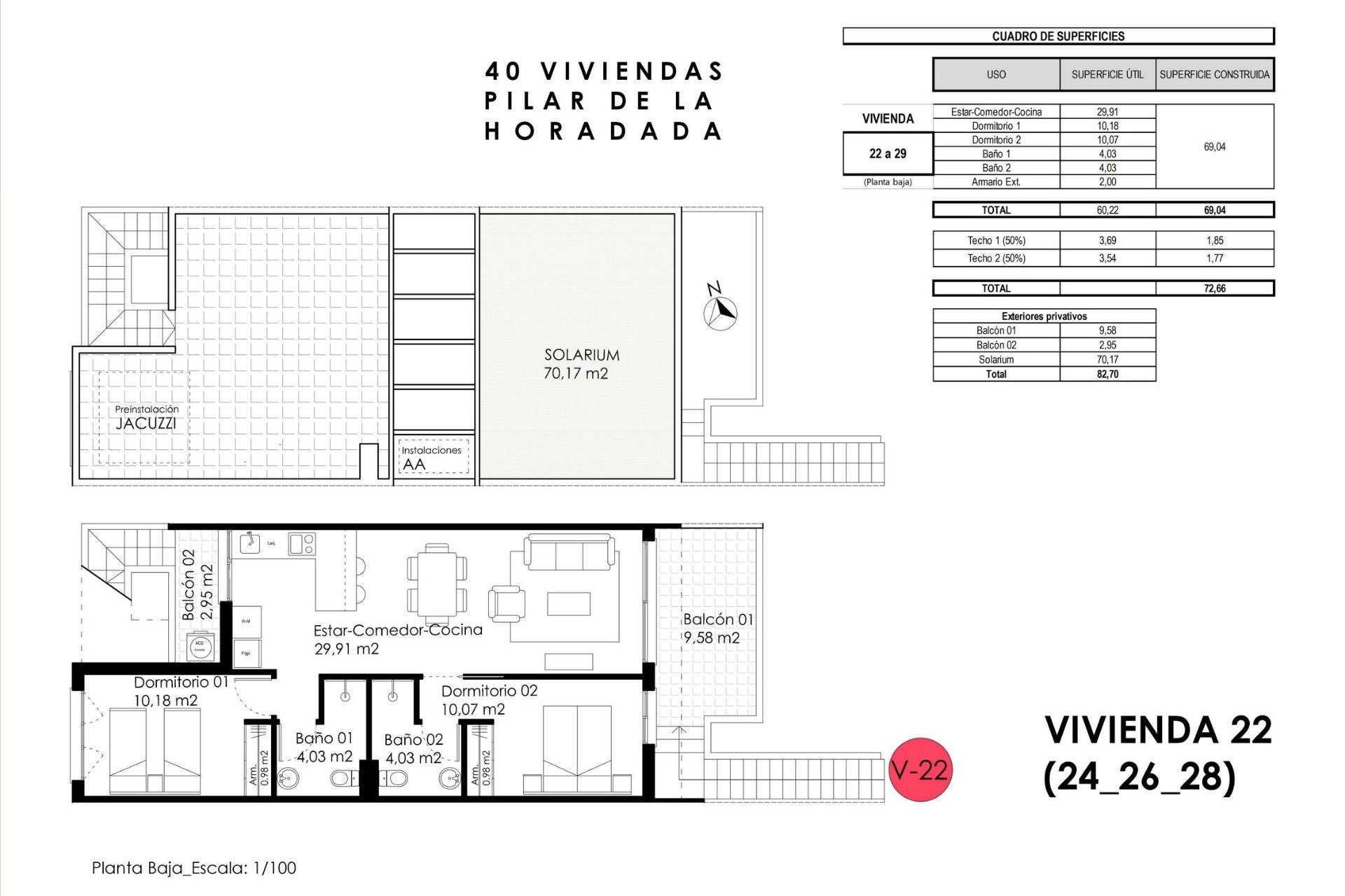 Nieuwbouw  - Bungalow - Pilar de la Horadada - pueblo