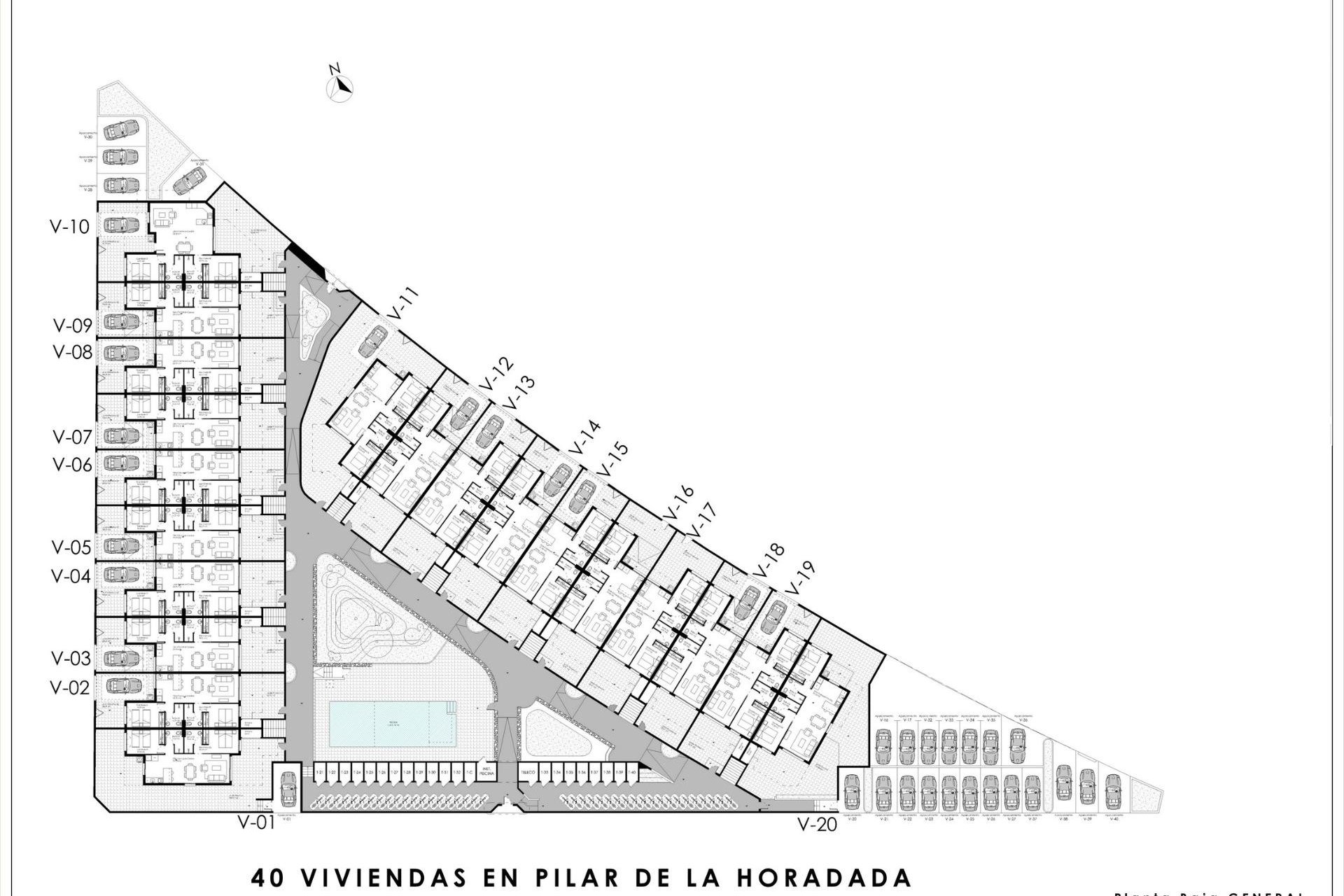 Nieuwbouw  - Bungalow - Pilar de la Horadada - pueblo