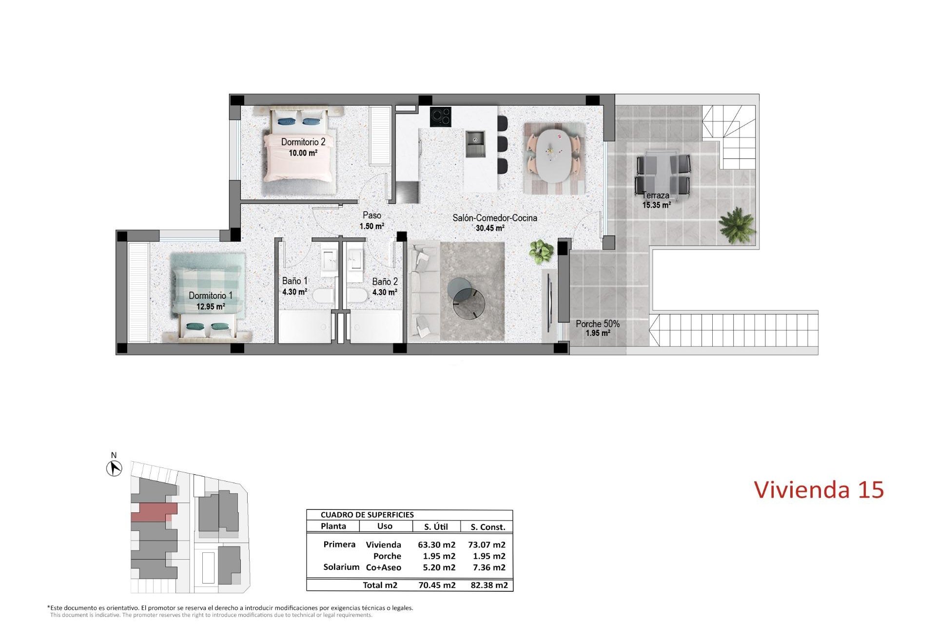 Nieuwbouw  - Bungalow - Pilar de la Horadada - pueblo