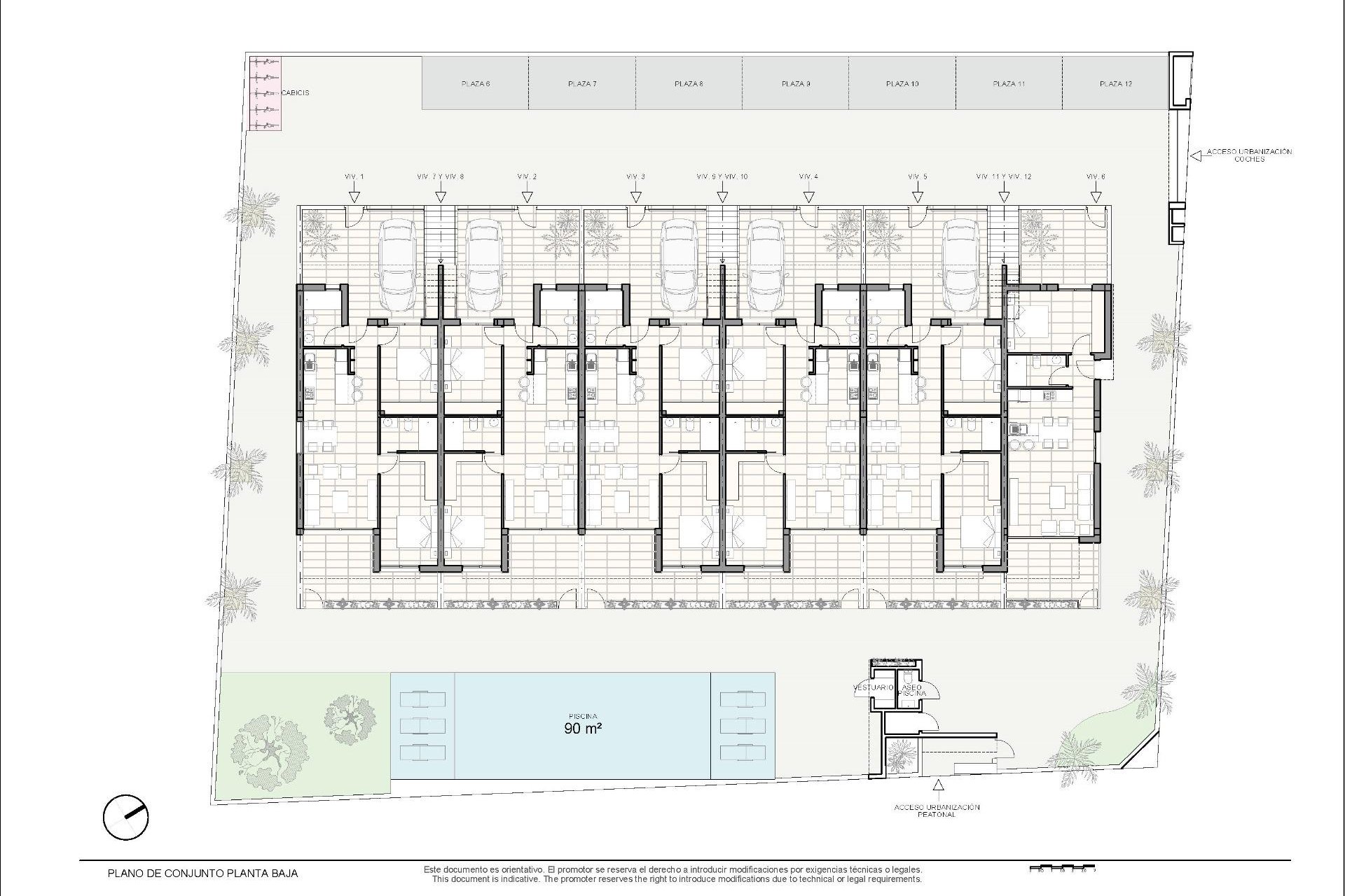 Nieuwbouw  - Bungalow - Pilar de la Horadada - Zona Pueblo