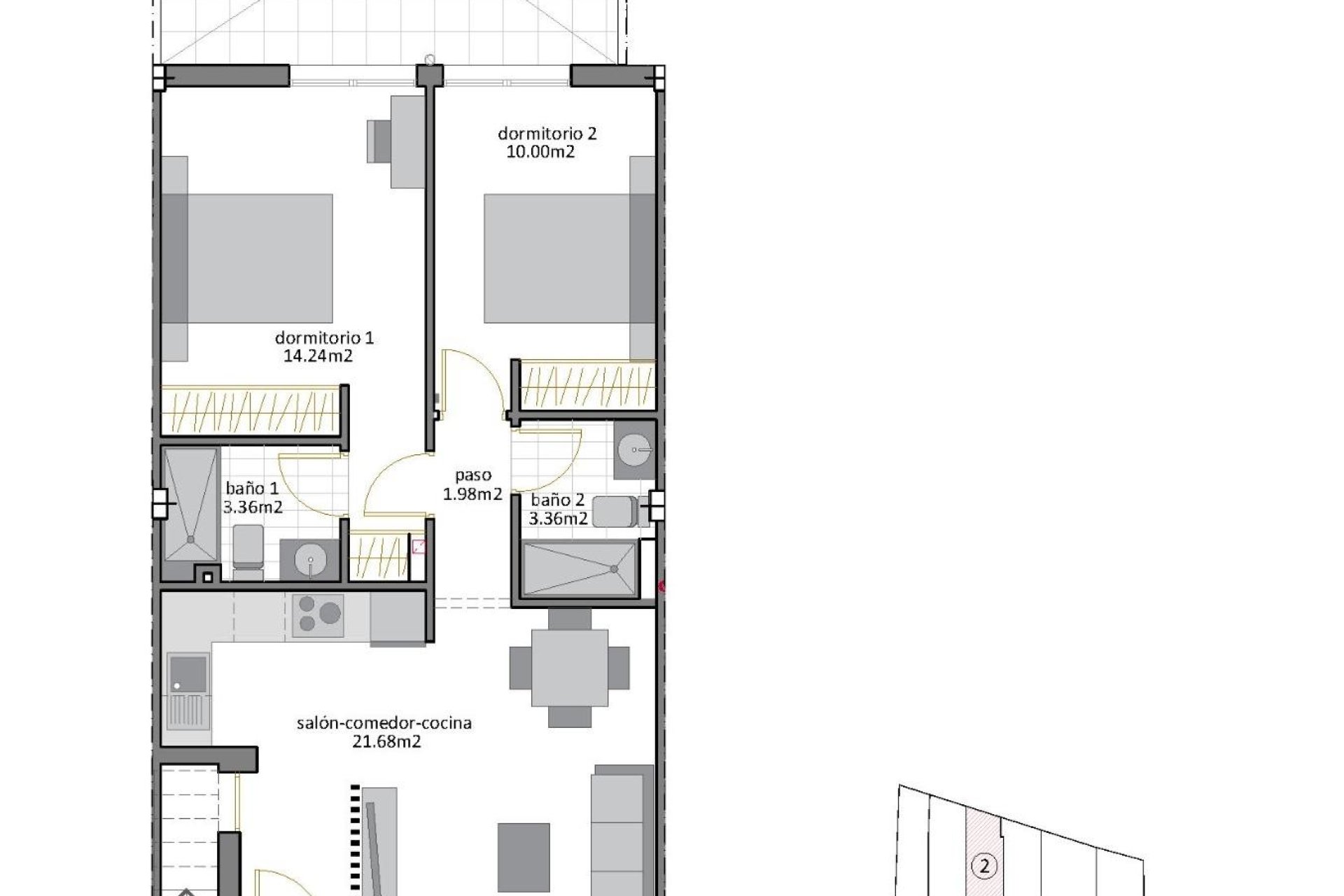 Nieuwbouw  - Bungalow - San Pedro del Pinatar - Los Cuarteros