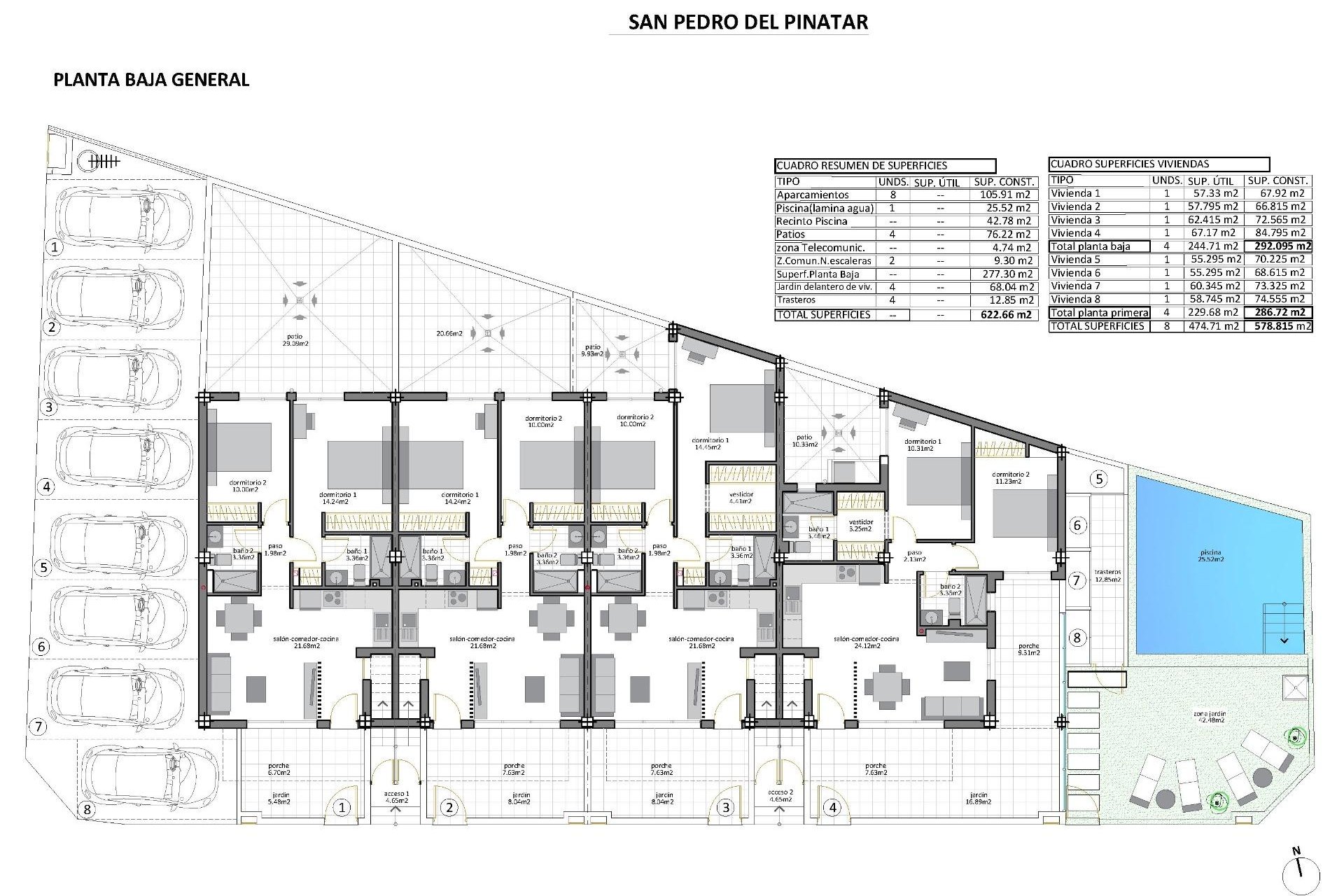 Nieuwbouw  - Bungalow - San Pedro del Pinatar - Los Cuarteros