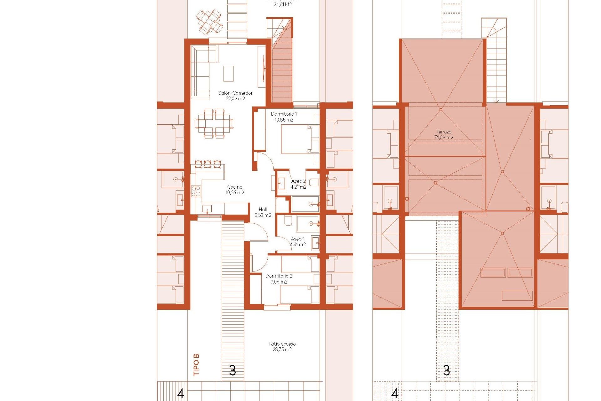 Nieuwbouw  - Herenhuis - Banos y Mendigo - Altaona Golf