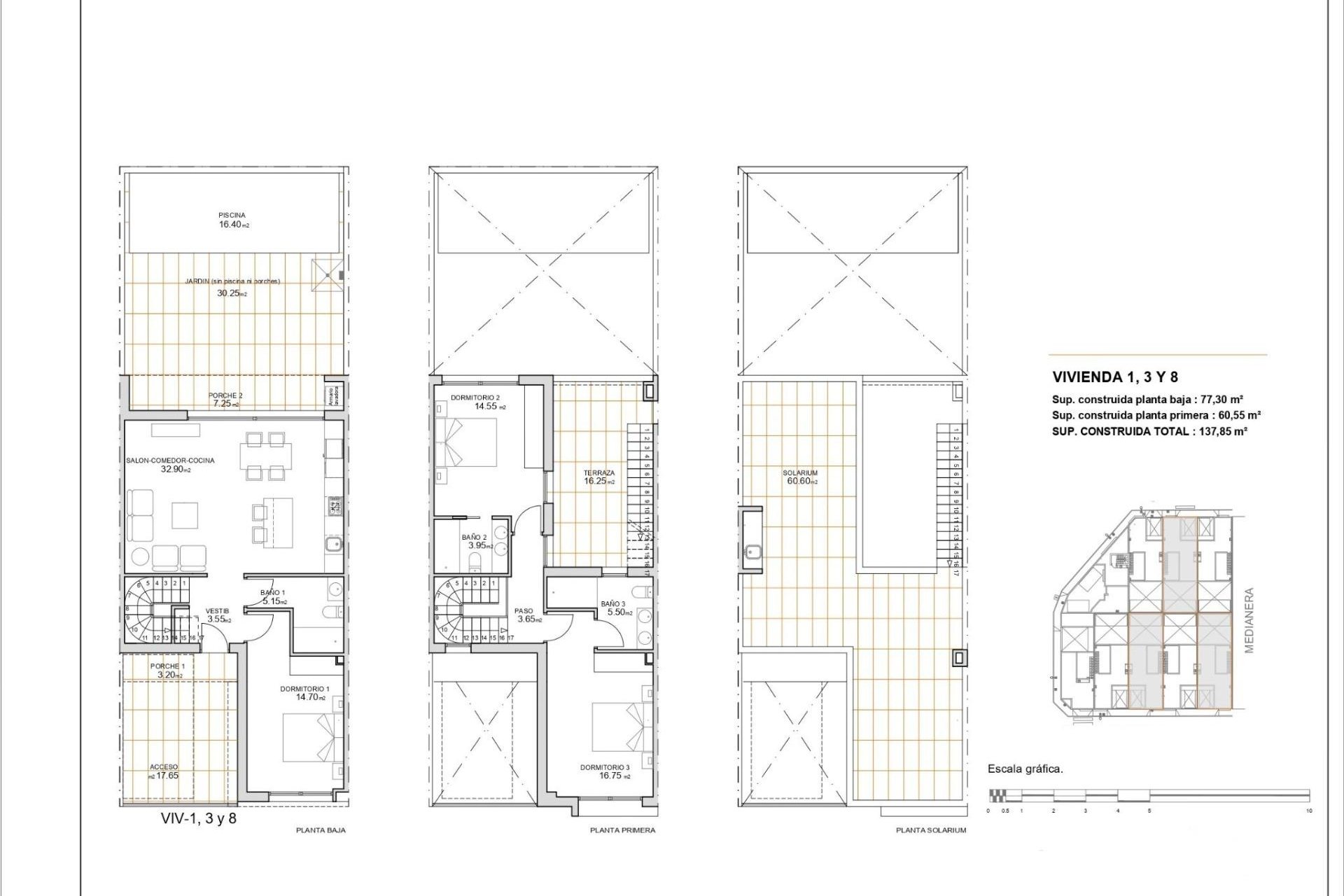 Nieuwbouw  - Herenhuis - San Javier - pueblo