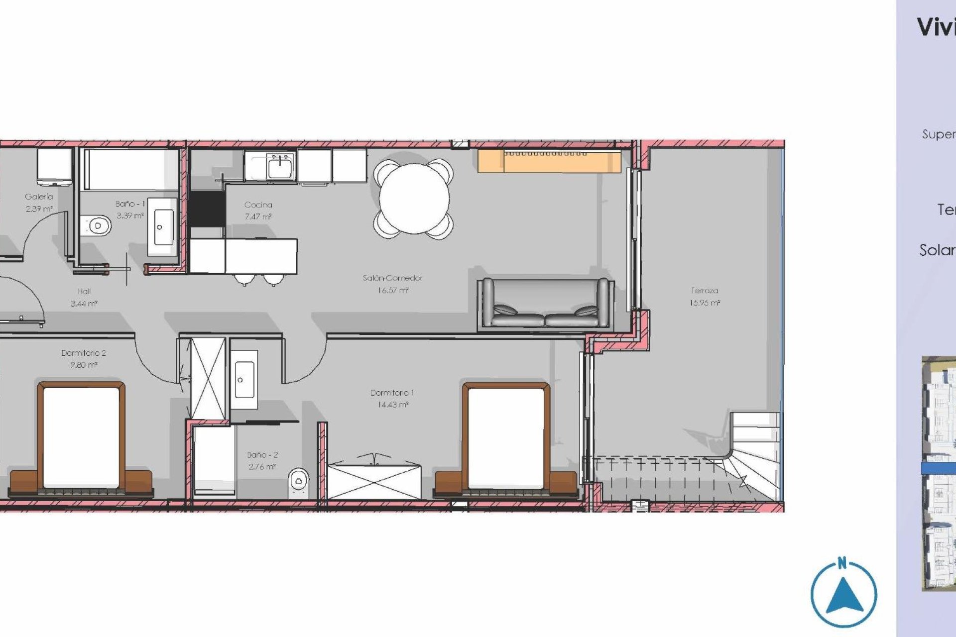 Nieuwbouw  - Penthouse - Guardamar del Segura - El Raso