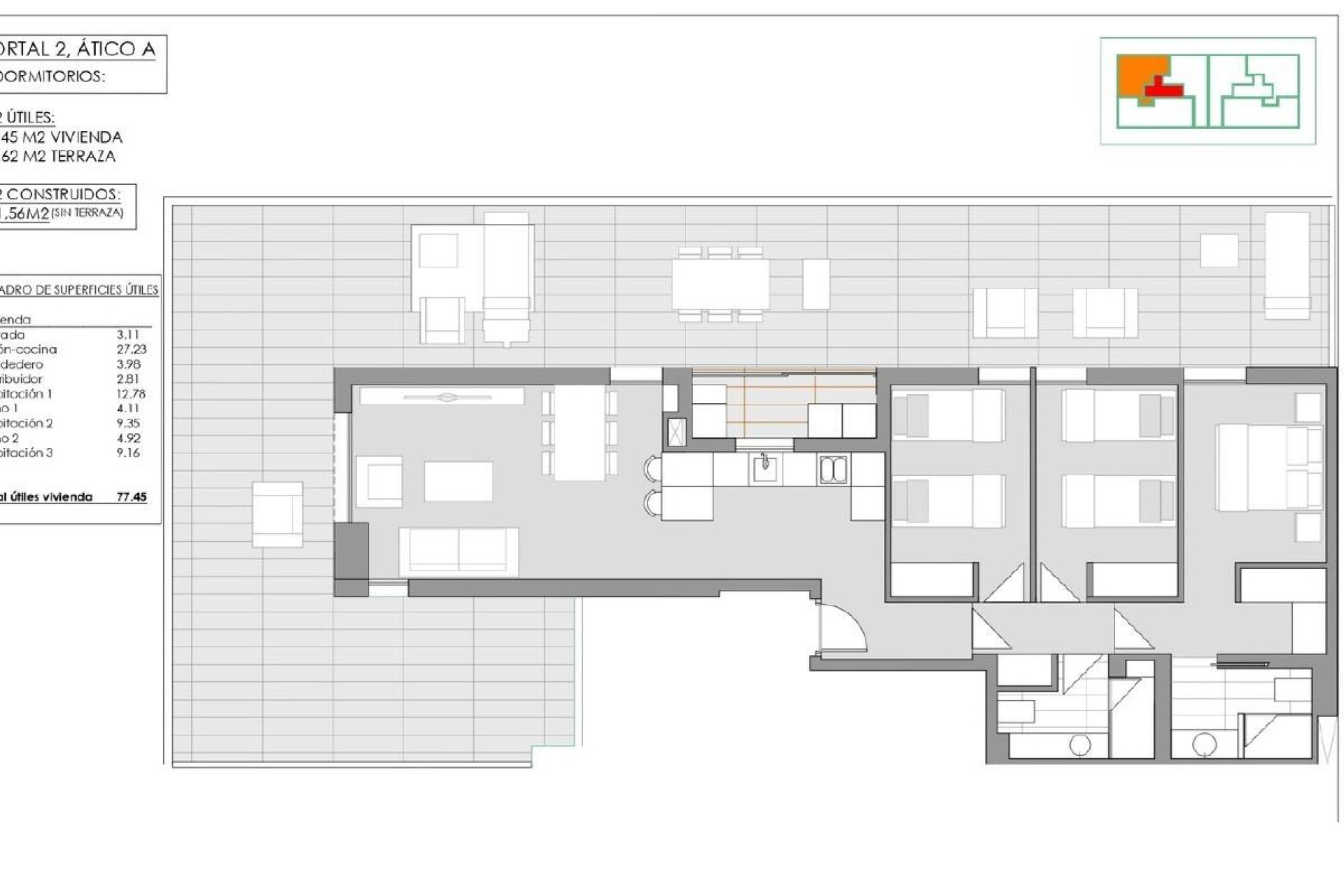 Nieuwbouw  - Penthouse - Jávea Xàbia - Pueblo