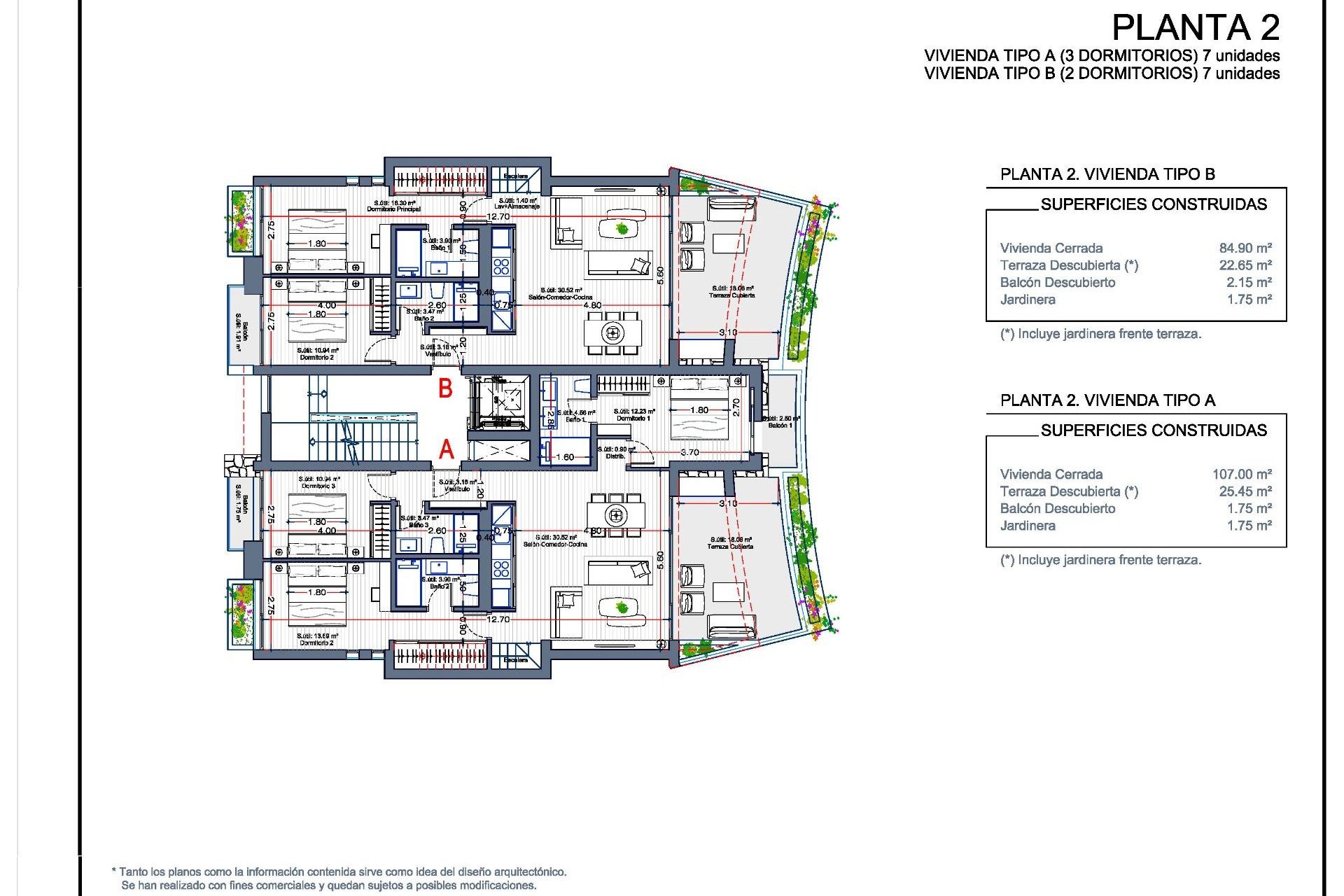 Nieuwbouw  - Penthouse - La Manga Club - Las Orquídeas