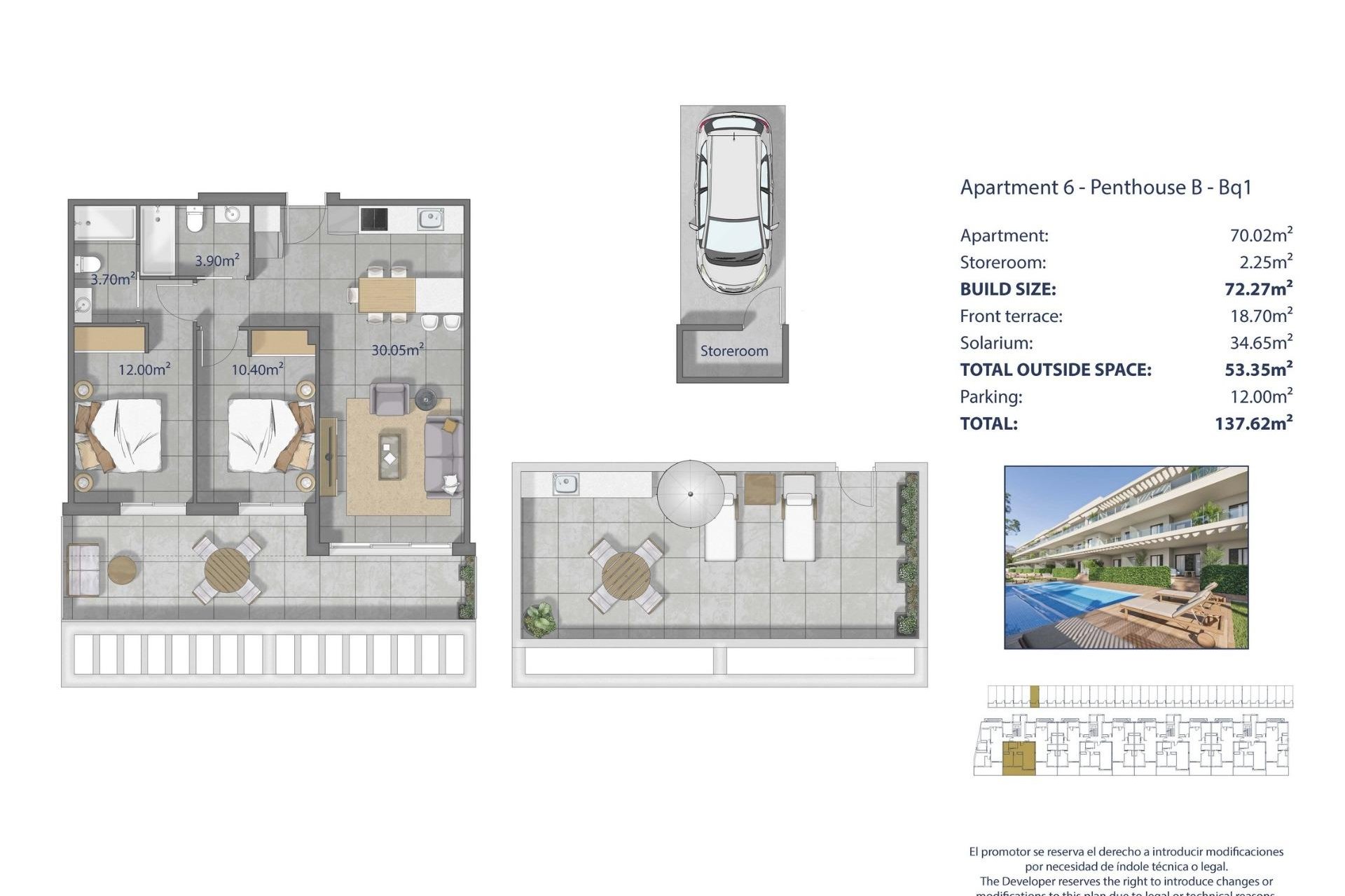 Nieuwbouw  - Penthouse - Los Alcazares - Los Narejos