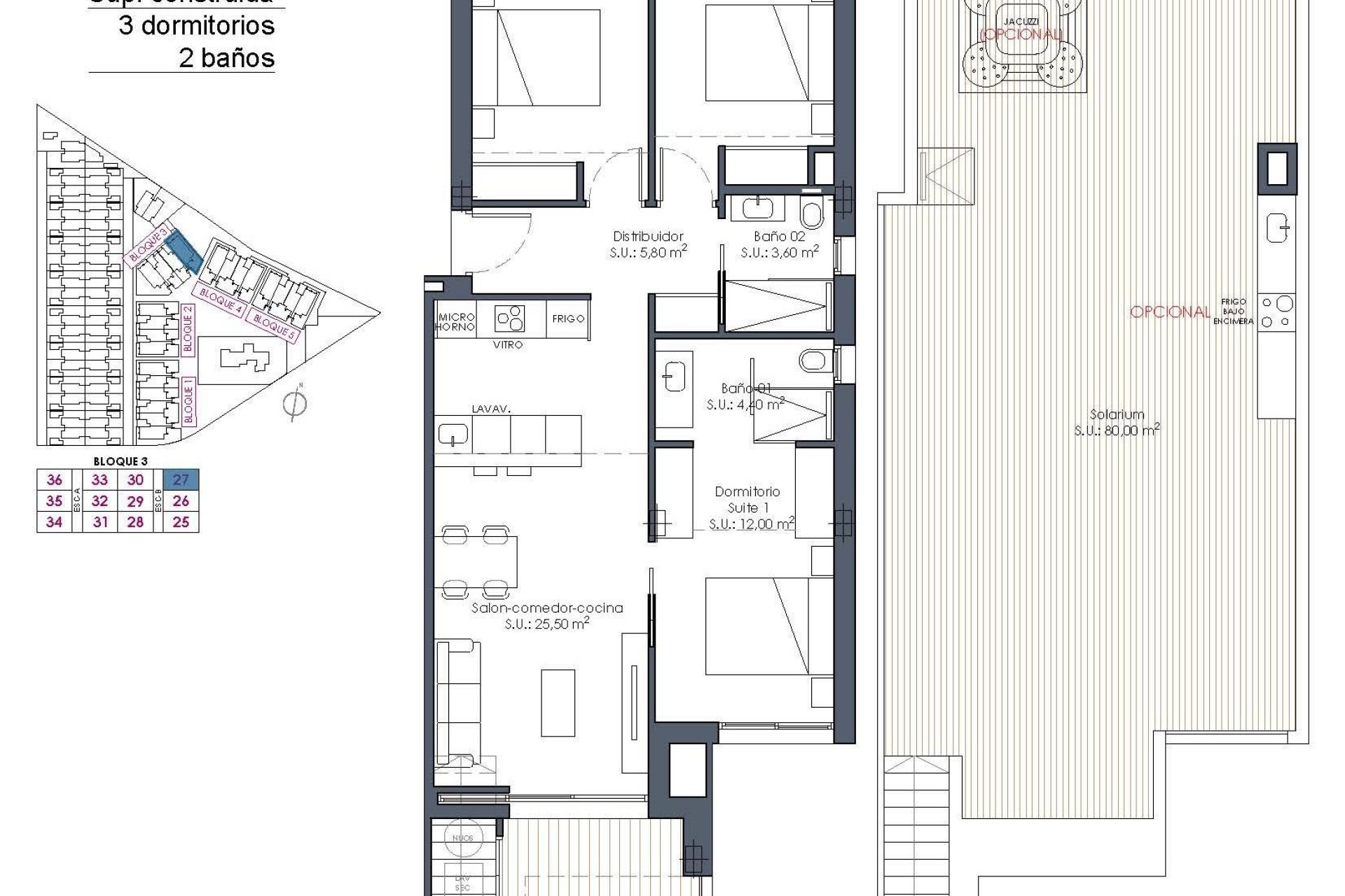 Nieuwbouw  - Penthouse - Los Alcazares - Serena Golf