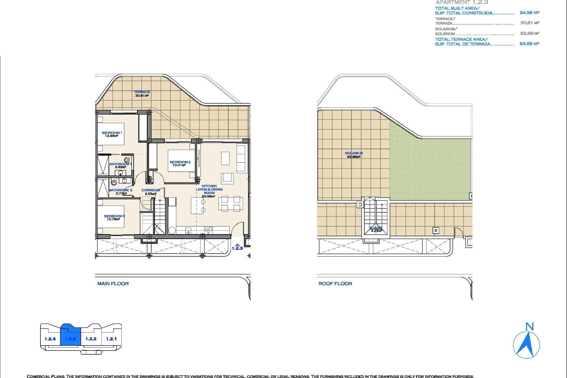 Nieuwbouw  - Penthouse - Los Alcazares - Serena Golf