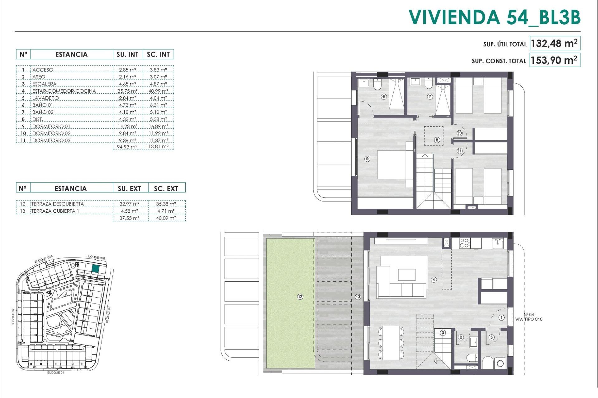 Nieuwbouw  - Penthouse - Monforte del Cid - Alenda Golf