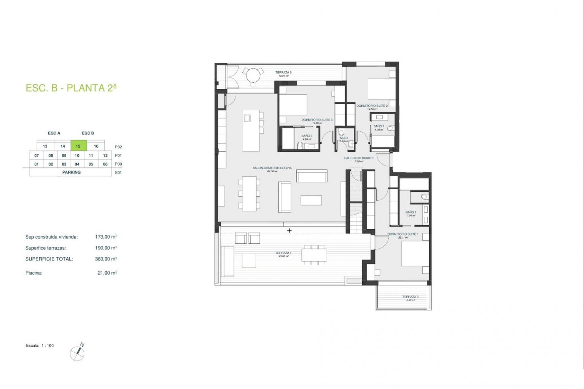 Nieuwbouw  - Penthouse - Orihuela - Las Colinas Golf